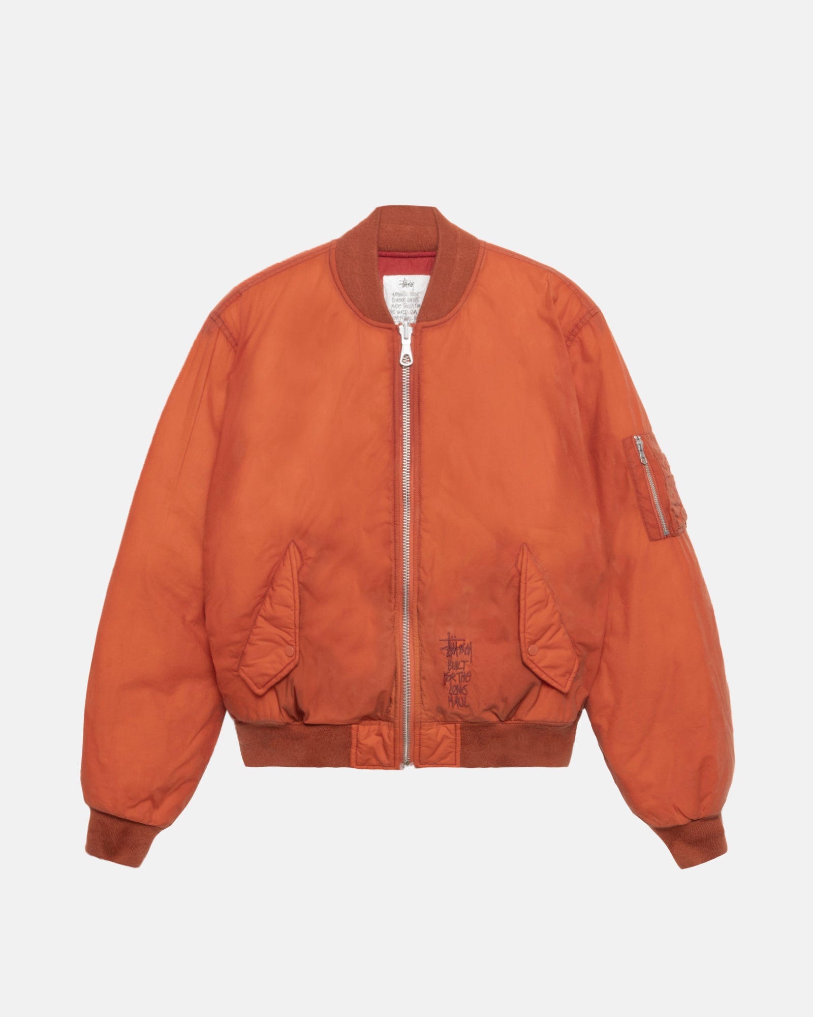 STUSSY 24AW WAXED BUILT BOMBER JACKET