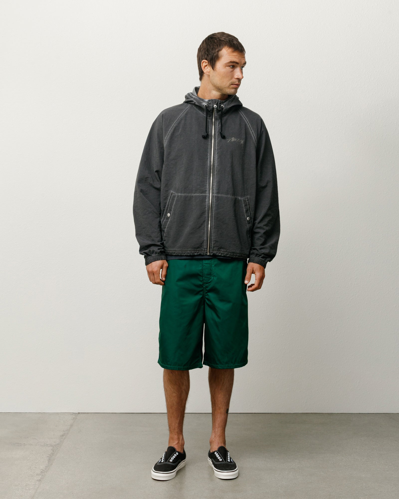 Beach Shell Garment Dyed – Black | Outerwear | Stüssy Europe