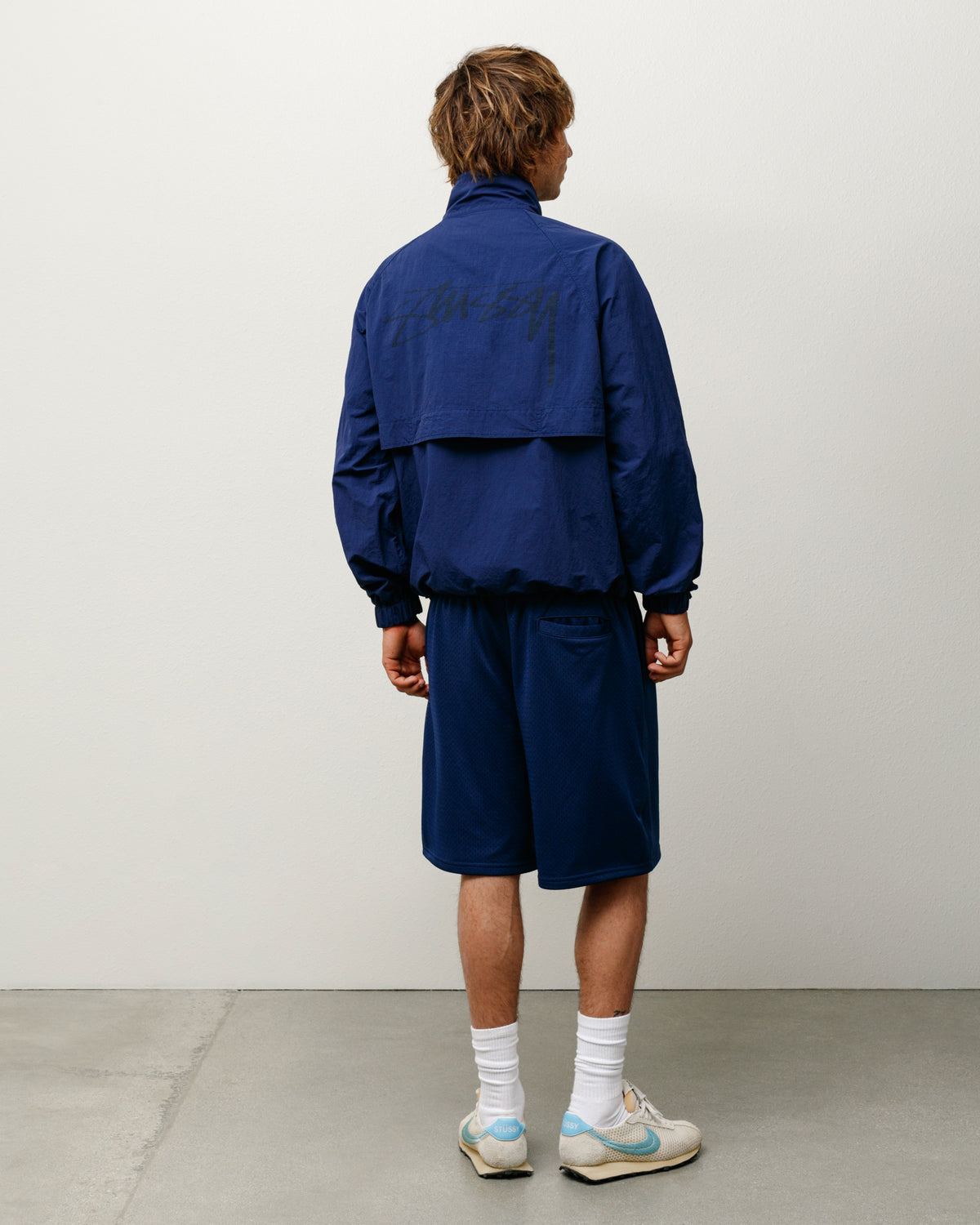 Warm Up Jacket – Navy | Outerwear | Stüssy Europe