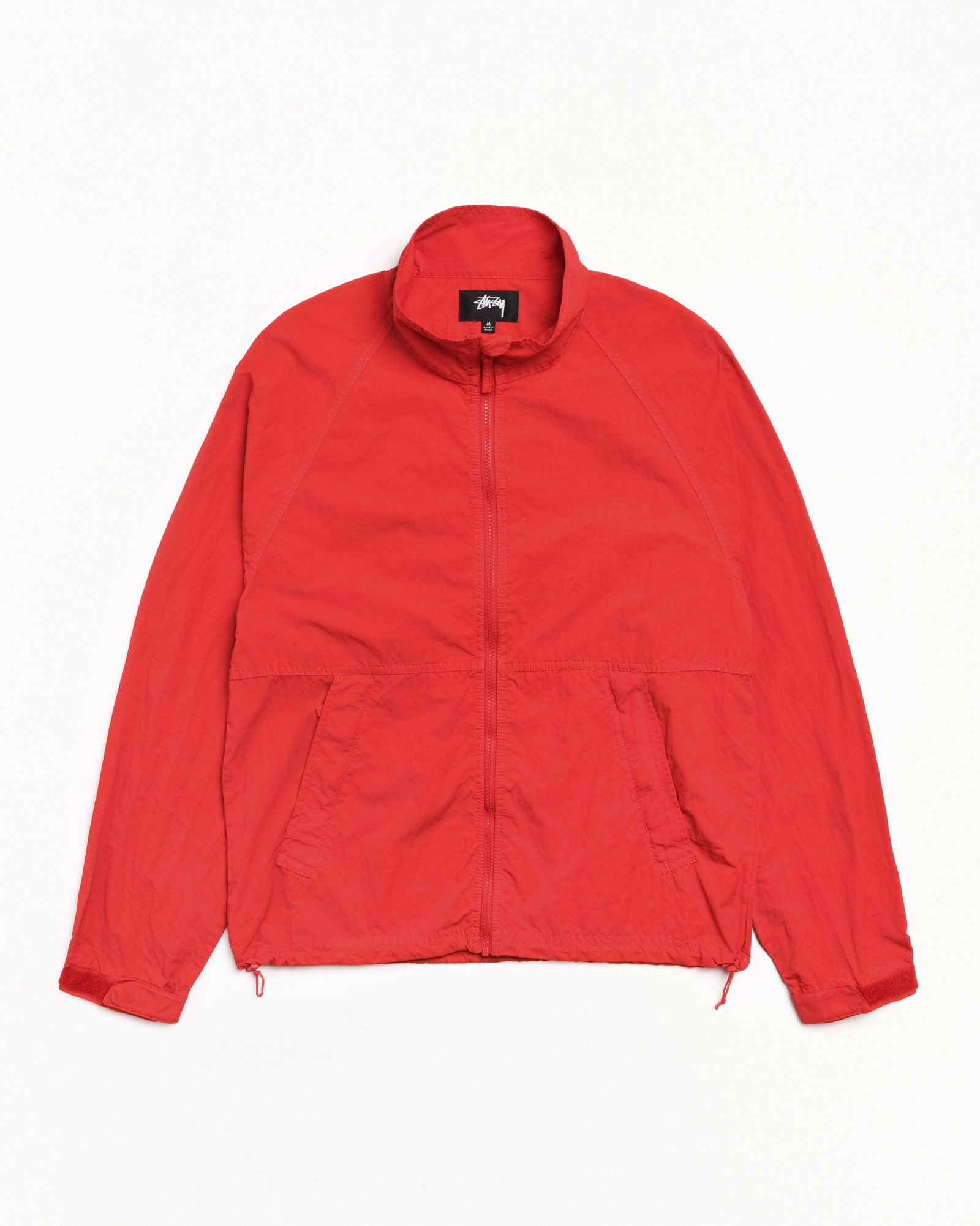 Warm Up Jacket – Red | Outerwear | Stüssy Europe