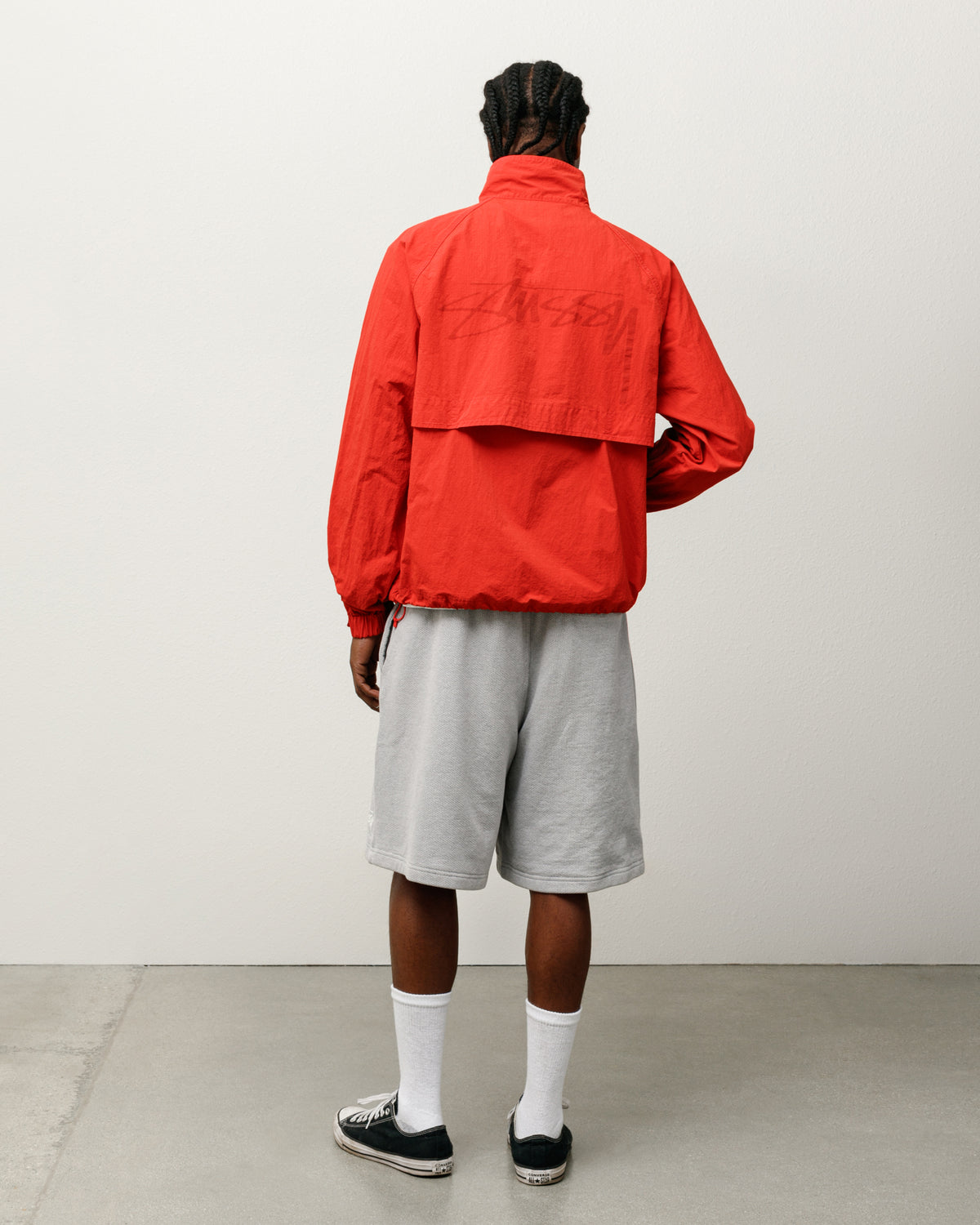 Warm Up Jacket – Red | Outerwear | Stüssy Europe