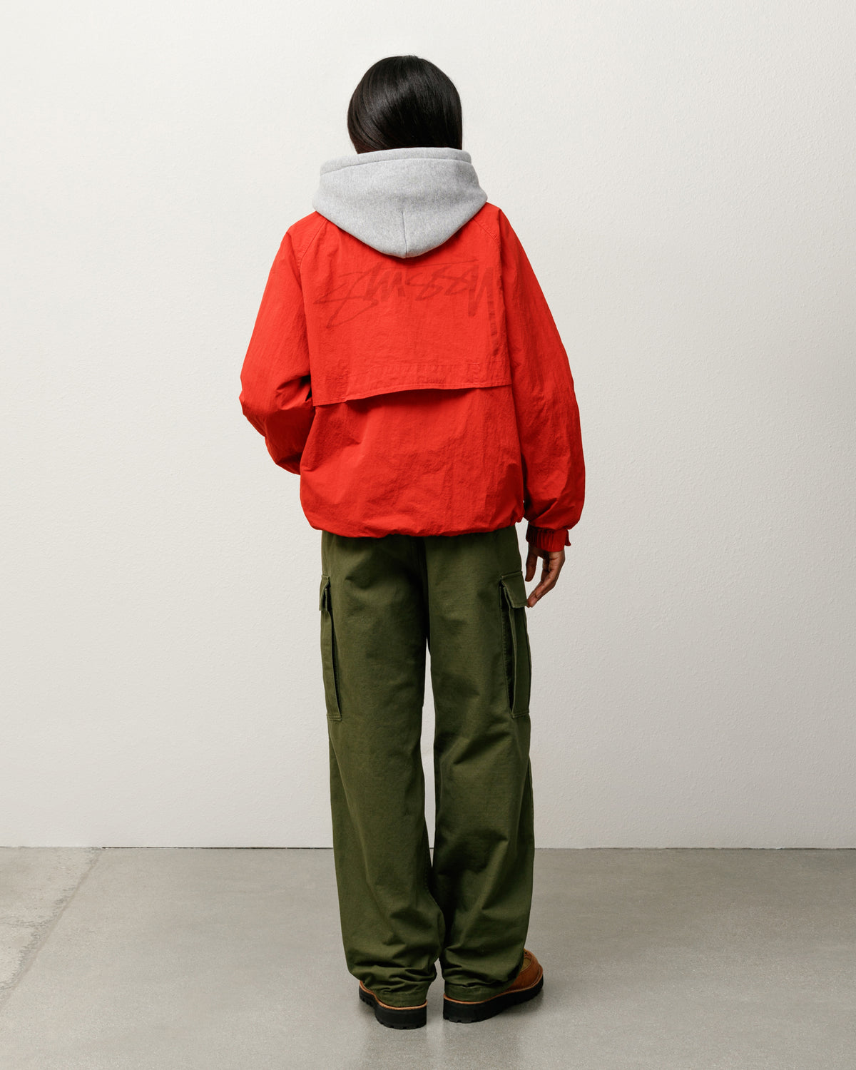 Warm Up Jacket – Red | Outerwear | Stüssy Europe