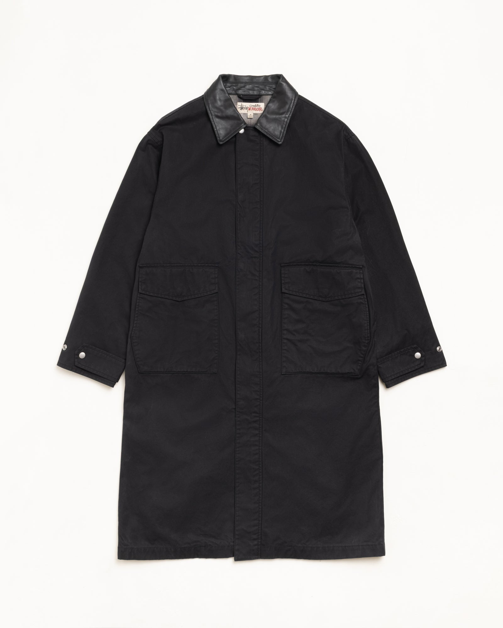 Duster Coat - Black | Outerwear | Stüssy Europe
