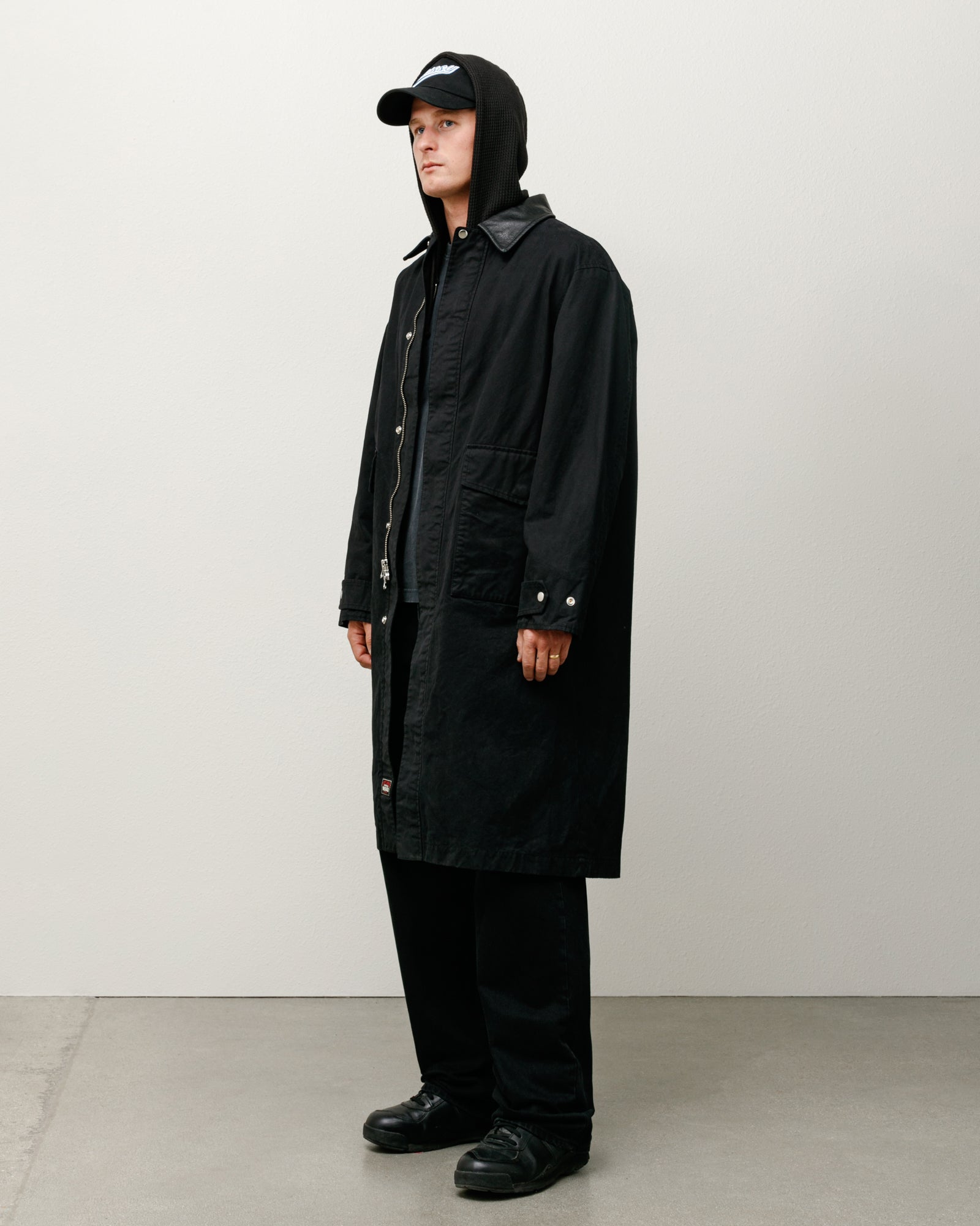 Duster Coat - Black | Outerwear | Stüssy Europe