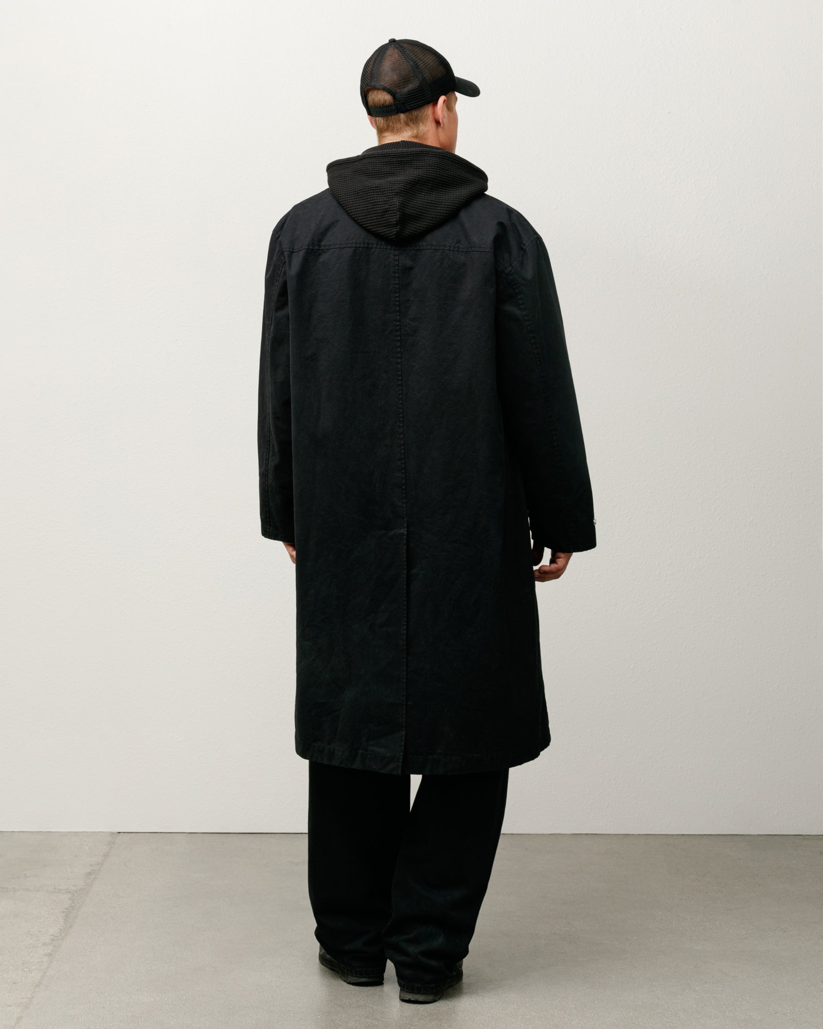 STUSSY 25SS DUSTER COAT 黒 ステンカラー ロングコート Duster Coat - Black | Outerwear | Stüssy Europe