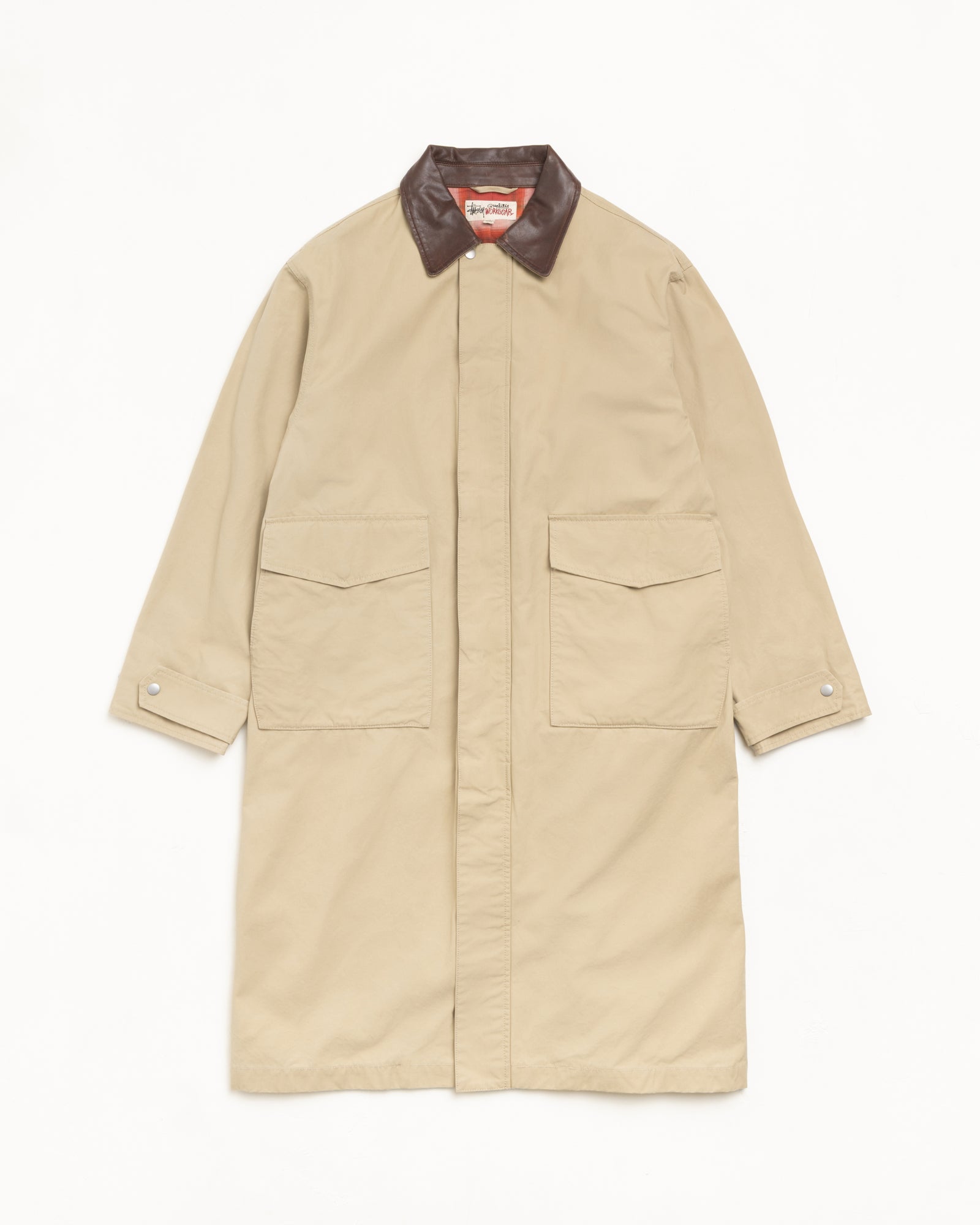 Duster Coat - Khaki | Outerwear | Stüssy Europe