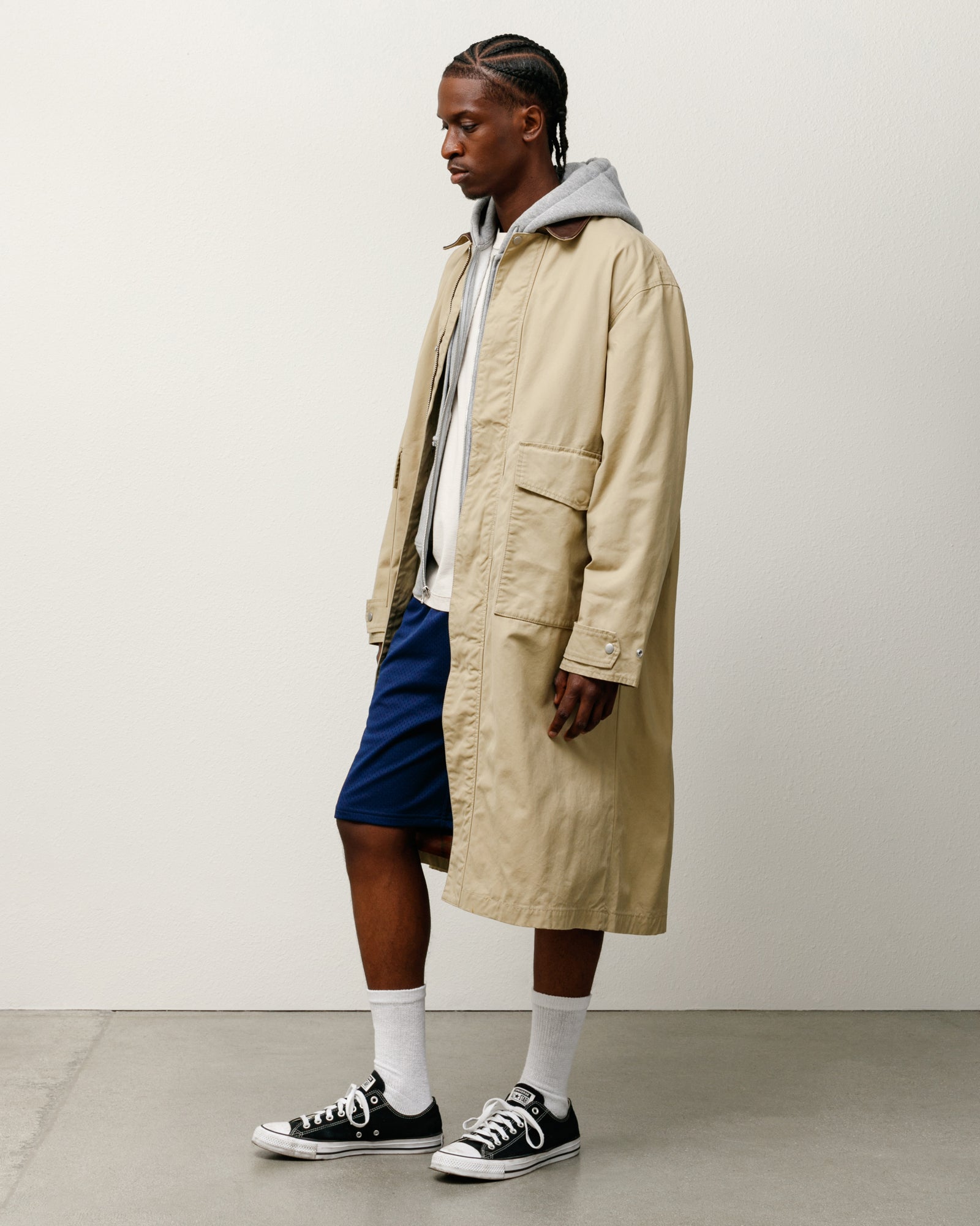 ✨良品✨YOKE DETACHABLE DUSTER COAT BEIGE M YOKE 2020SS DETACHABLE DUSTER COAT