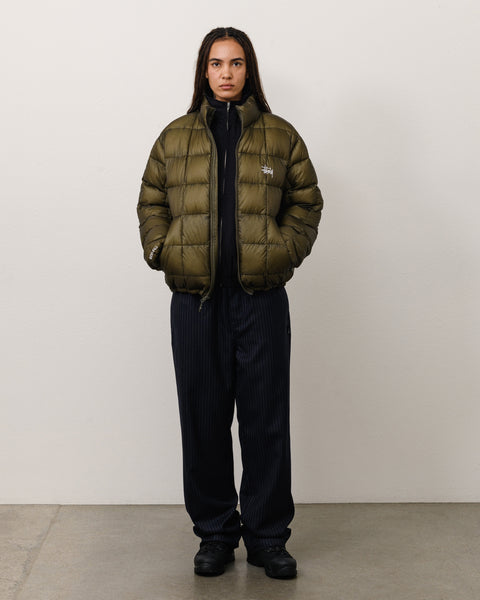 Midweight Puffer Unisex Long Sleeve In Olive