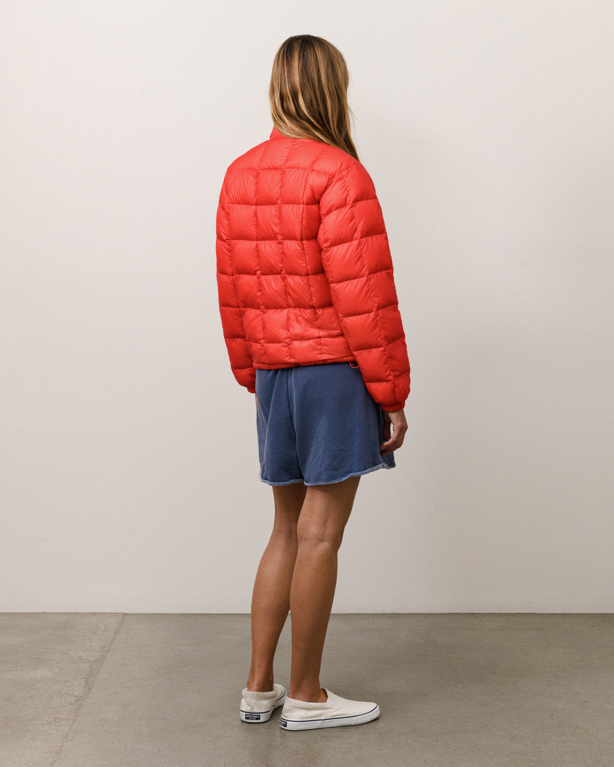 Midweight Puffer Unisex Long Sleeve In Red