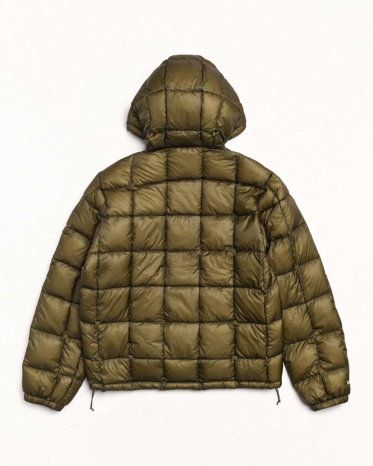 Midweight Hooded Puffer Unisex Long Sleeve In Olive