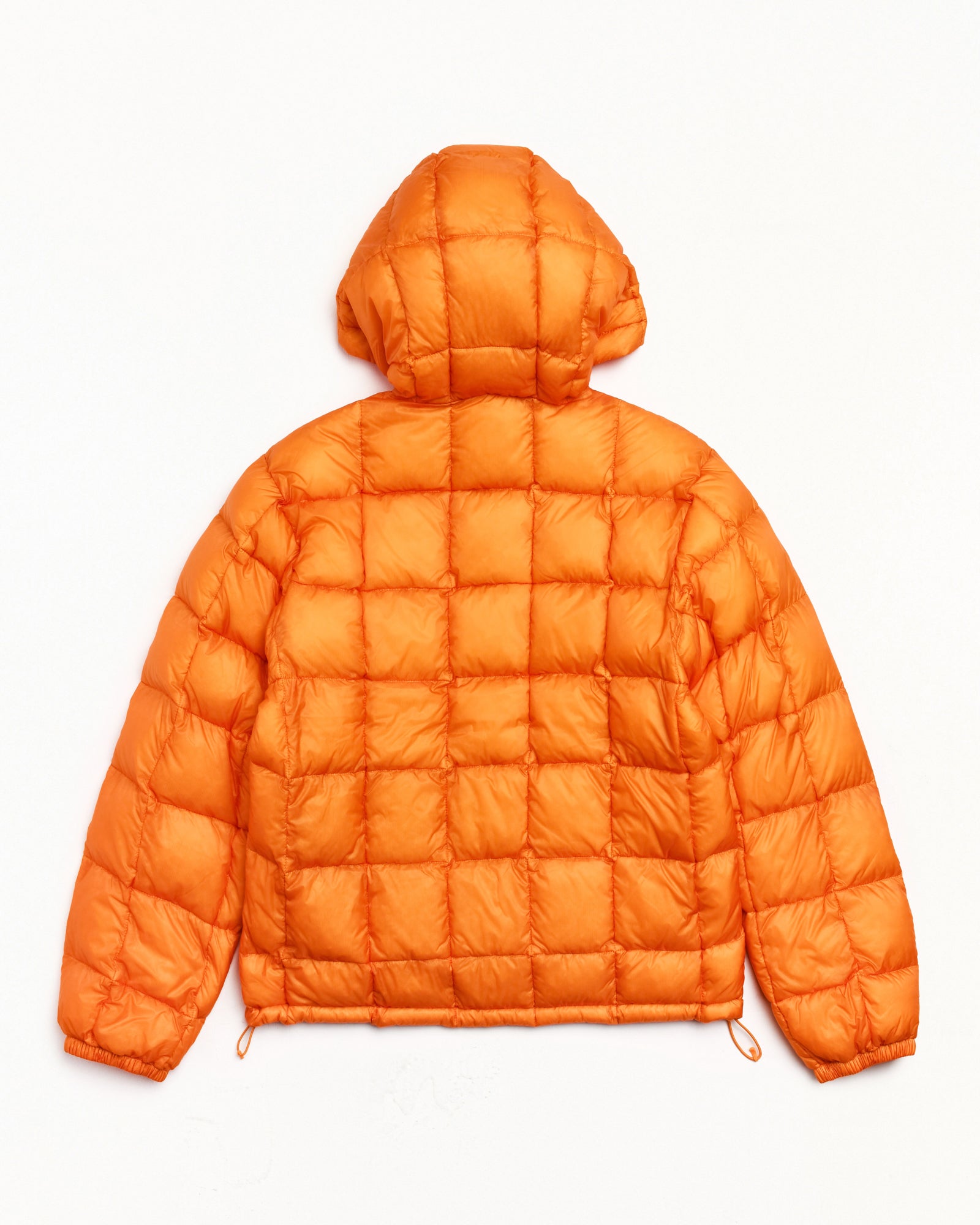 Midweight Hooded Puffer Mens Long Sleeve In Orange