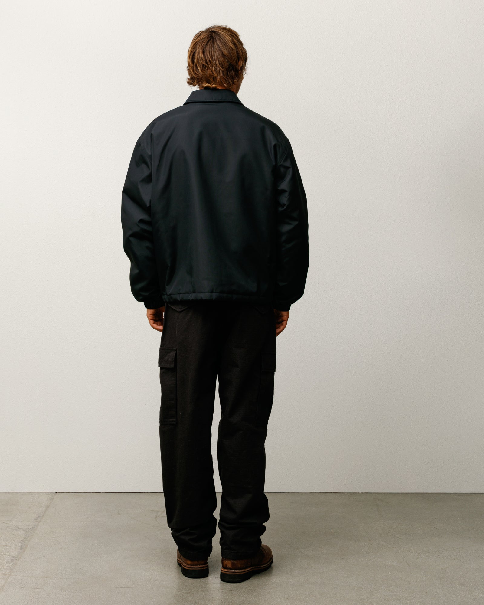 Coaches Jacket – Black | Outerwear | Stüssy Europe