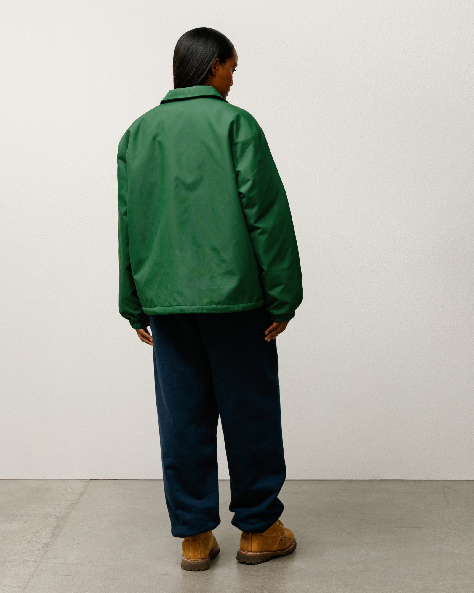 Coaches Jacket – Green | Outerwear | Stüssy Europe