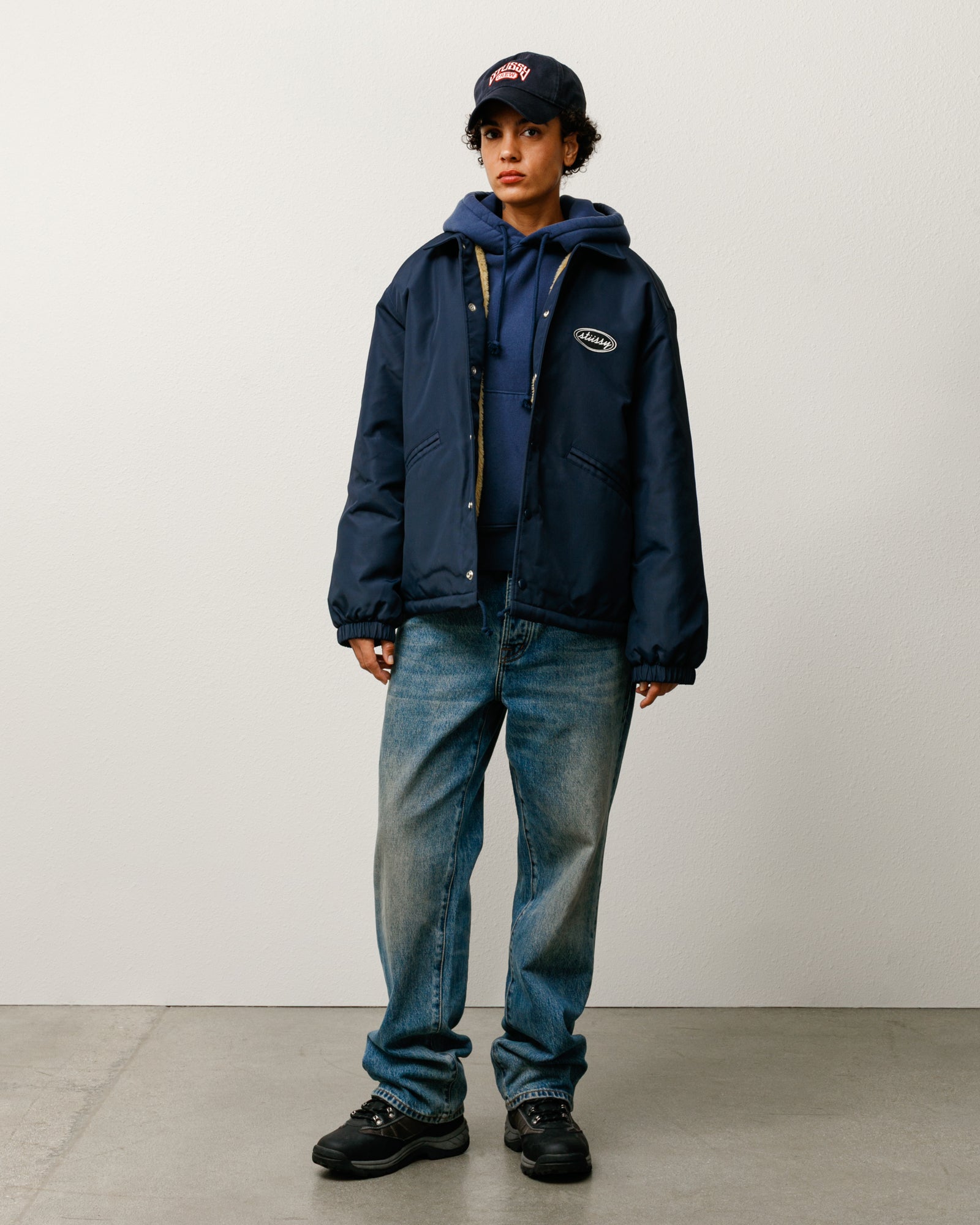 Coaches Jacket – Navy | Outerwear | Stüssy Europe