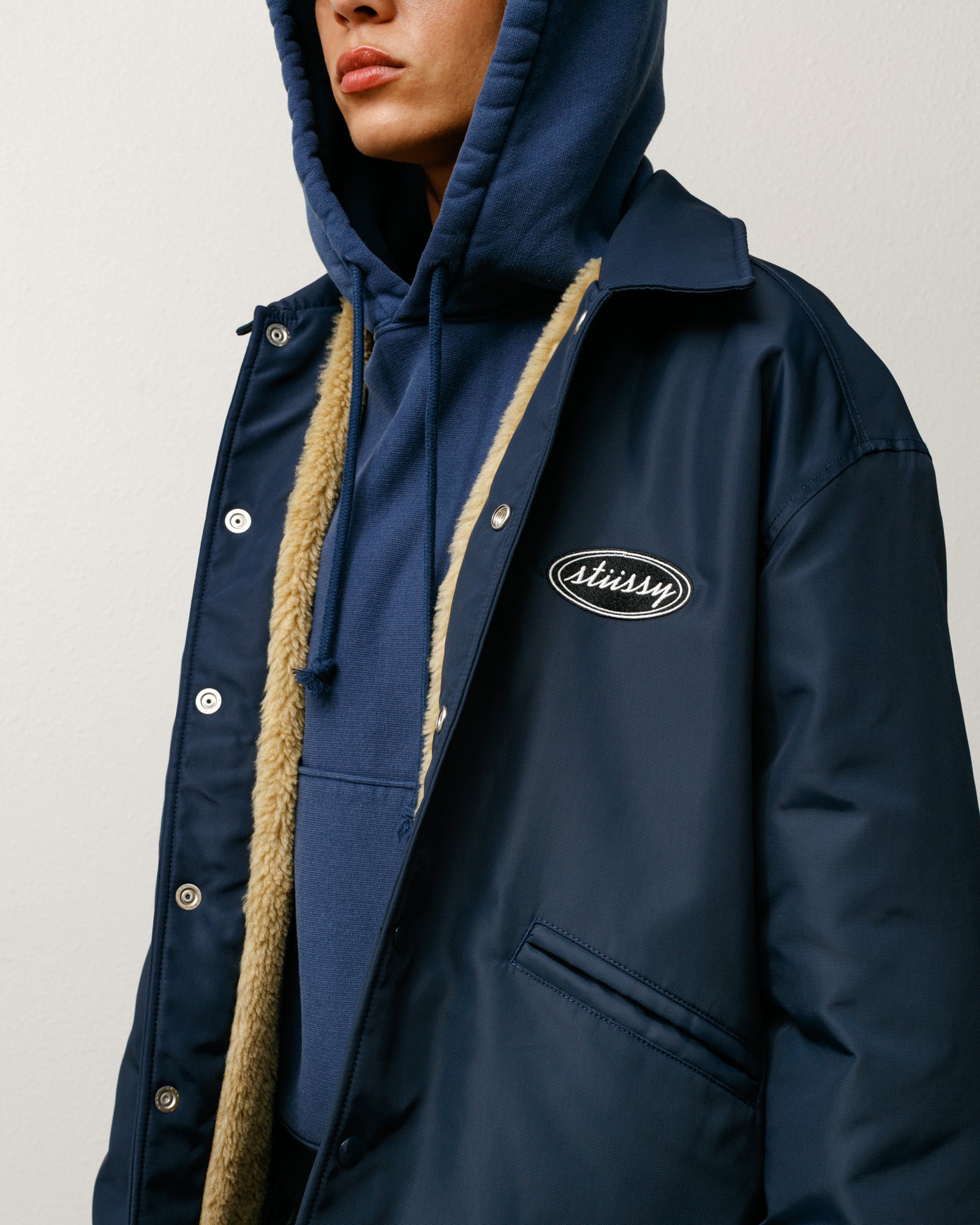 Coaches Jacket – Navy | Outerwear | Stüssy Europe