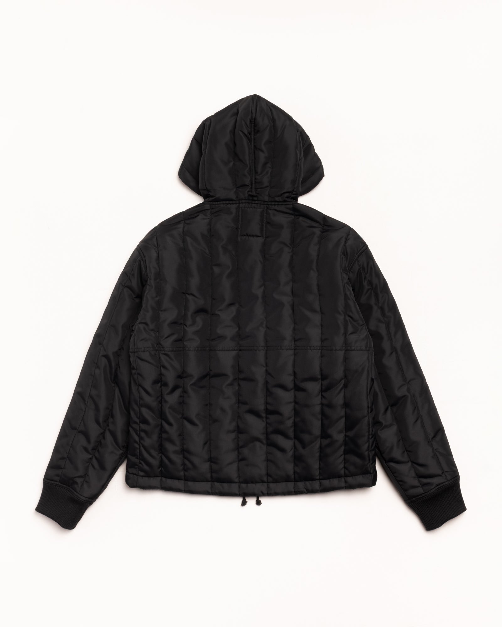 Quilted Nylon Work Jacket – Black | Outerwear | Stüssy Europe