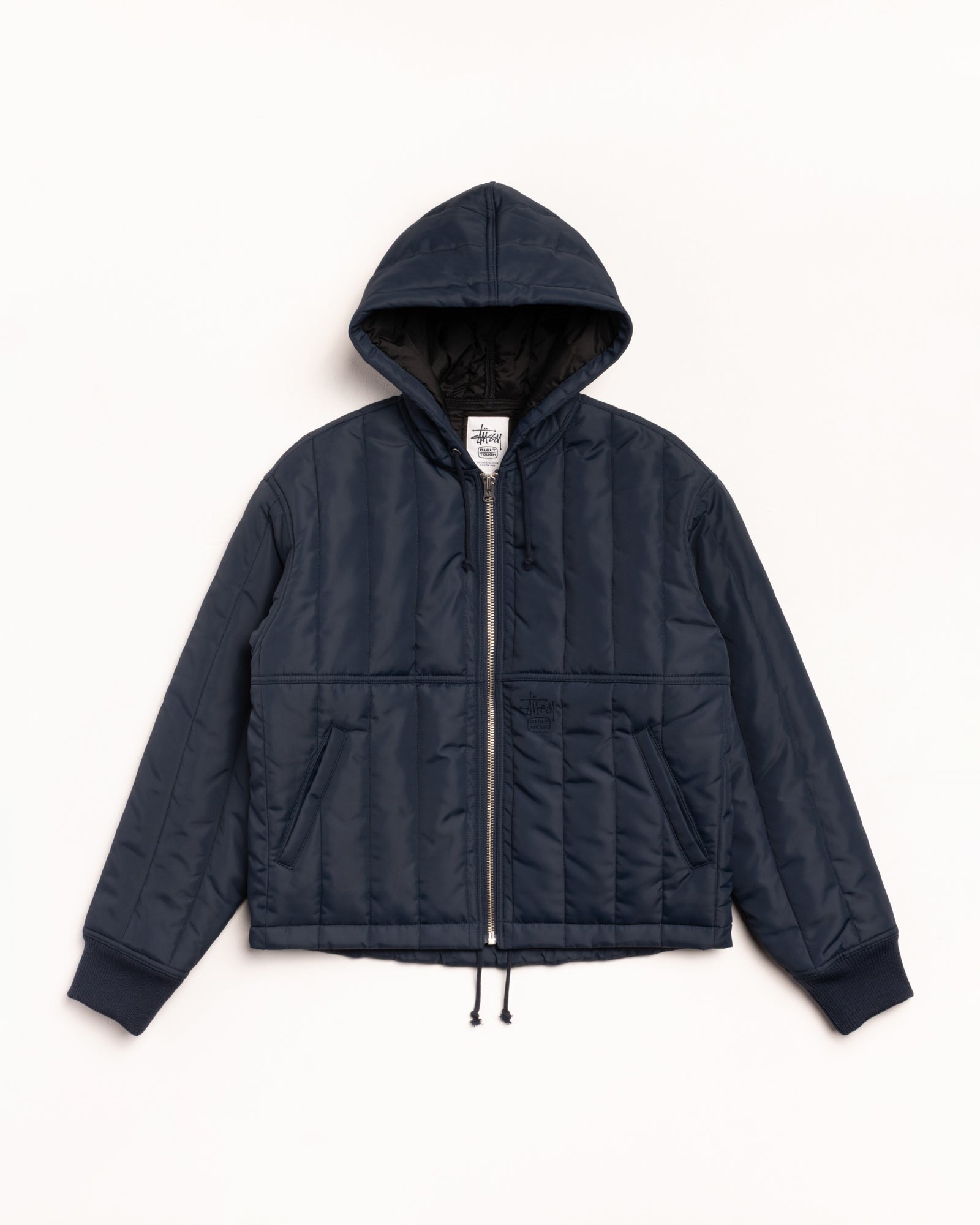 Quilted Nylon Work Jacket – Navy | Outerwear | Stüssy Europe