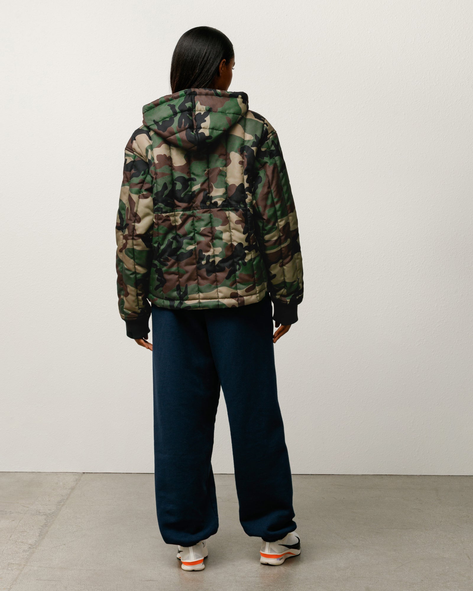 Quilted Nylon Work Jacket – Woodland Camo | Outerwear | Stüssy Europe