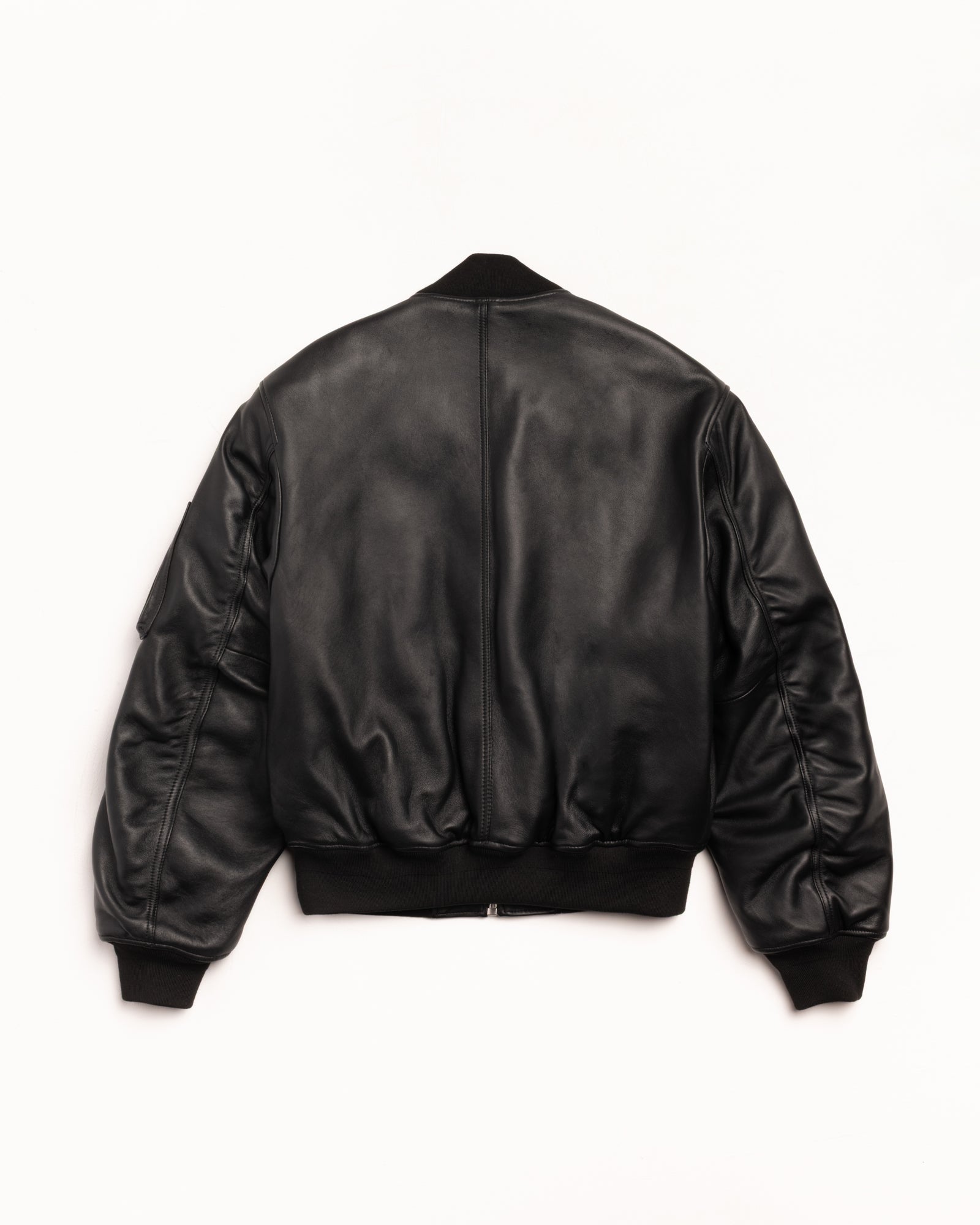 ジャケット・アウター Stussy LEATHER FLIGHT JACKET Leather Flight Jacket – Schwarz | Oberbekleidung | Stüssy Europe