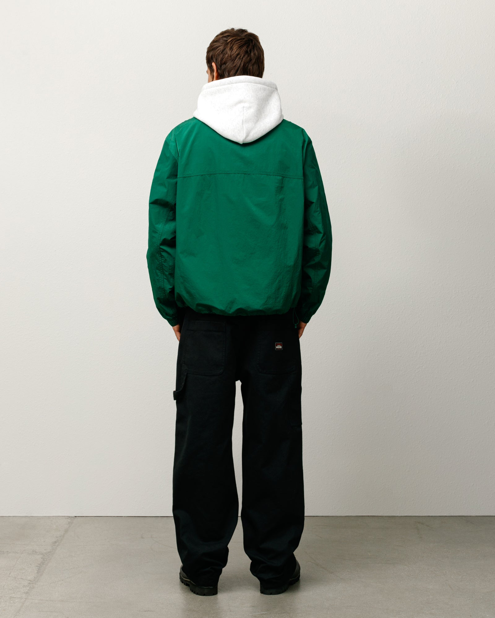 Warm Up Pullover Mens Long Sleeve In Green