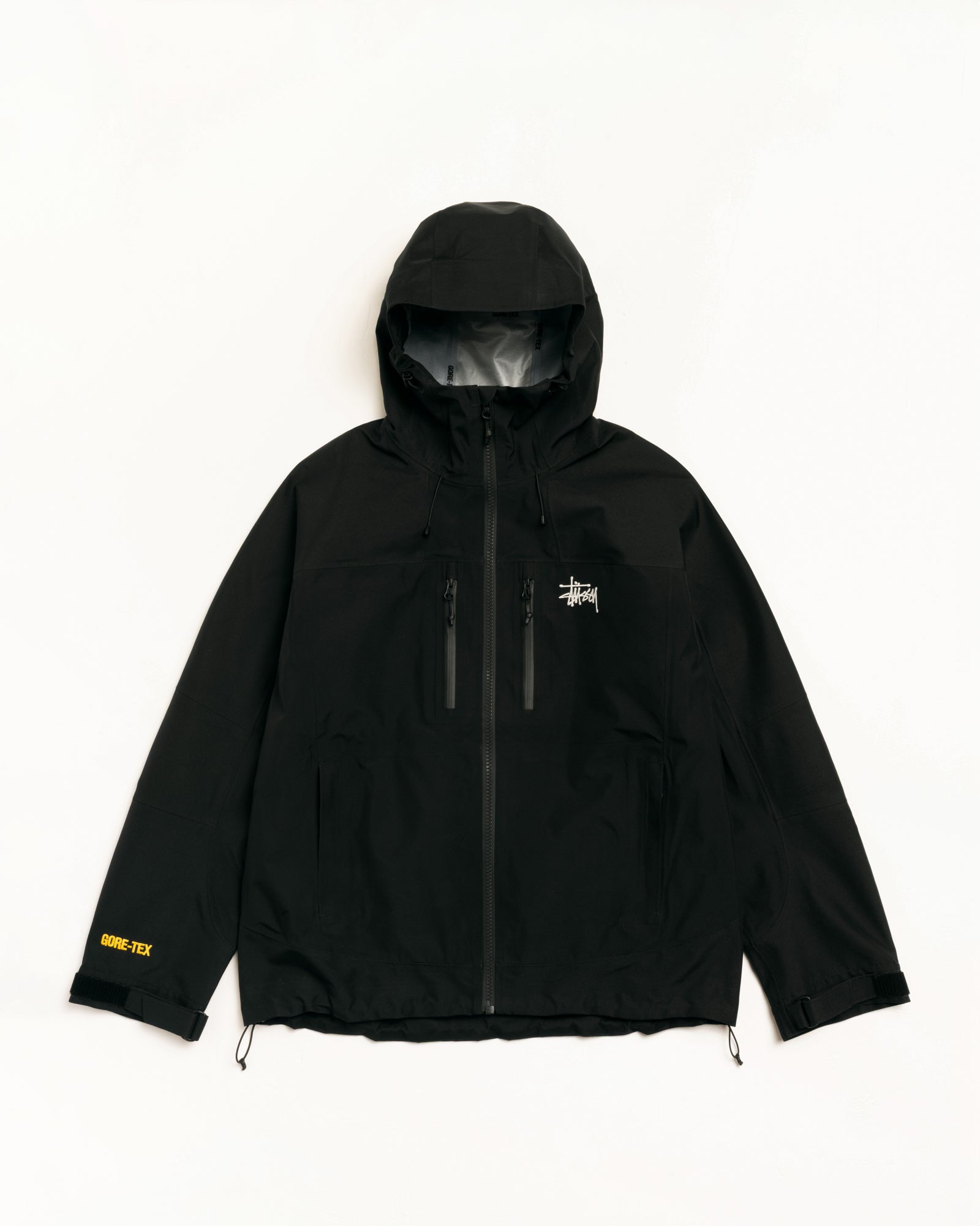 Gore-Tex® Guide Shell – Black | Outerwear | Stüssy Europe
