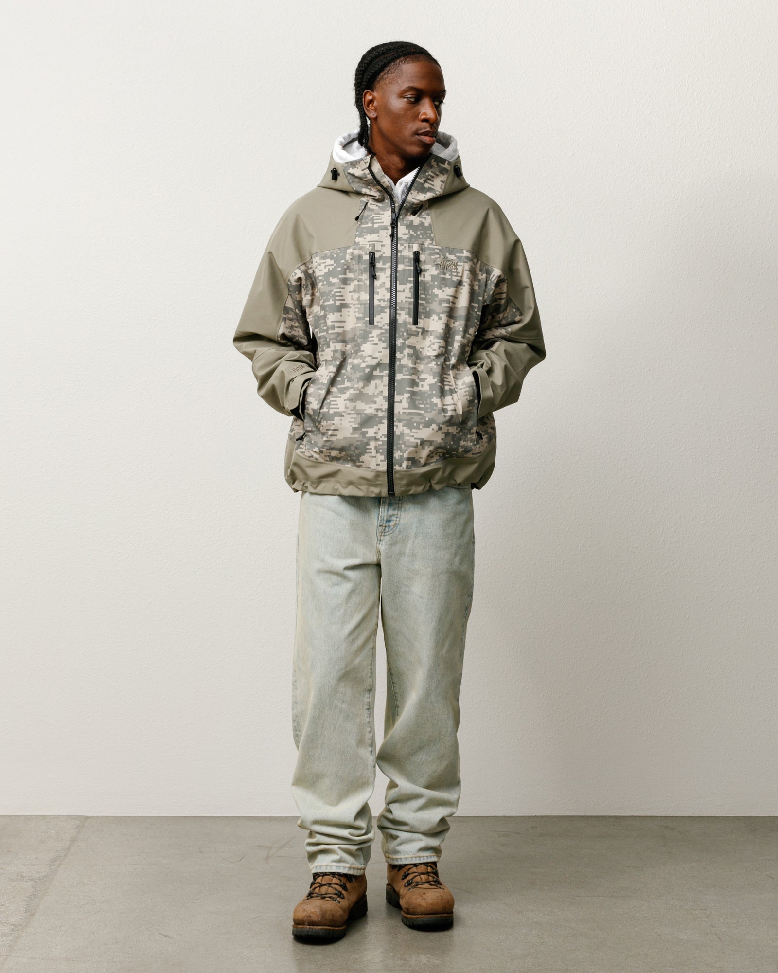 Gore-tex Guide Shell Mens Long Sleeve In Digi Camo