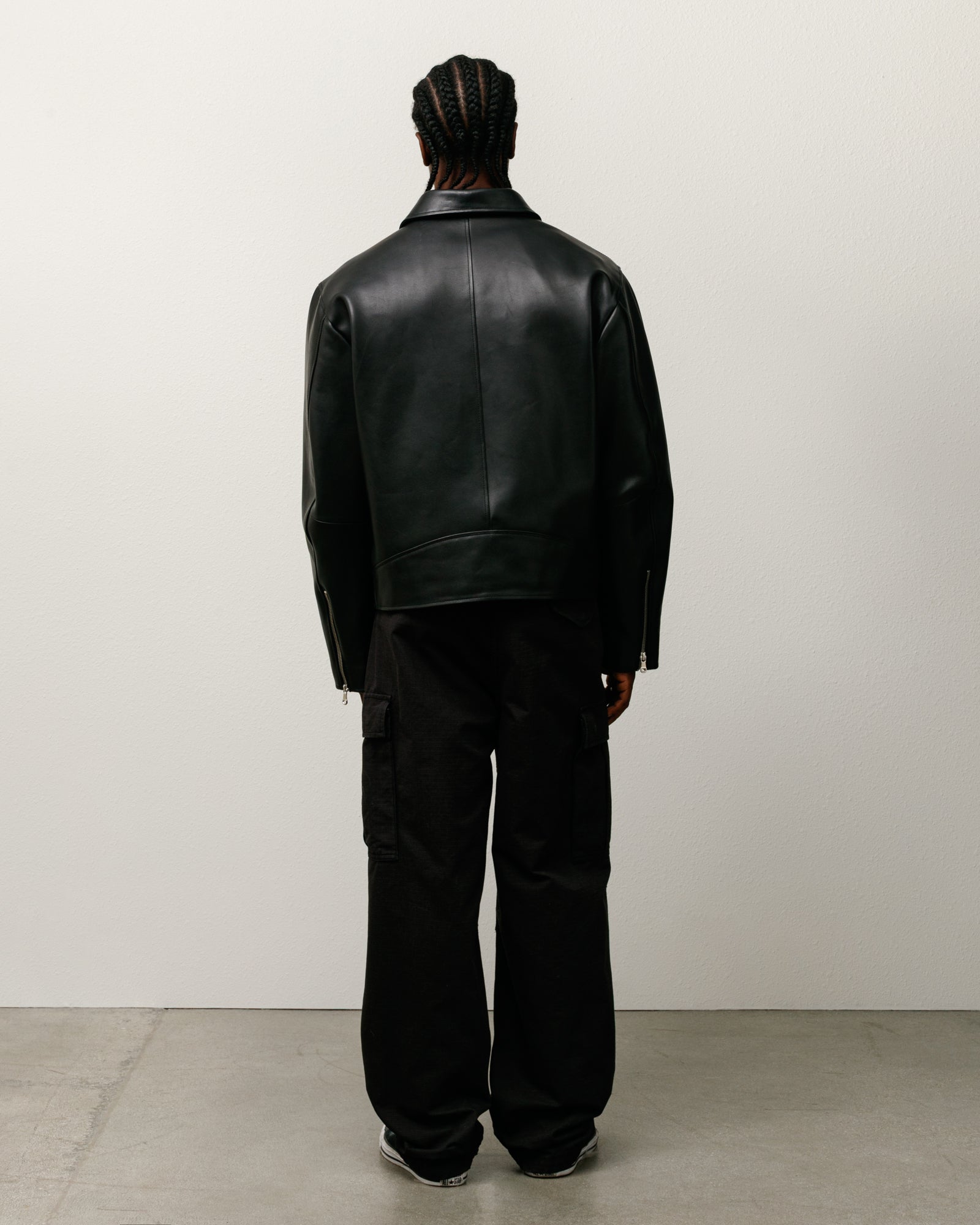 Biker Jacket – Black | Oberbekleidung | Stüssy Europe