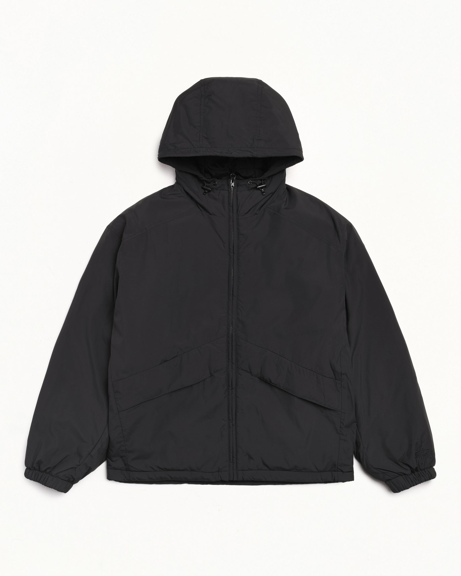 Insulated Hooded Jacket – Black | Outerwear | Stüssy Europe