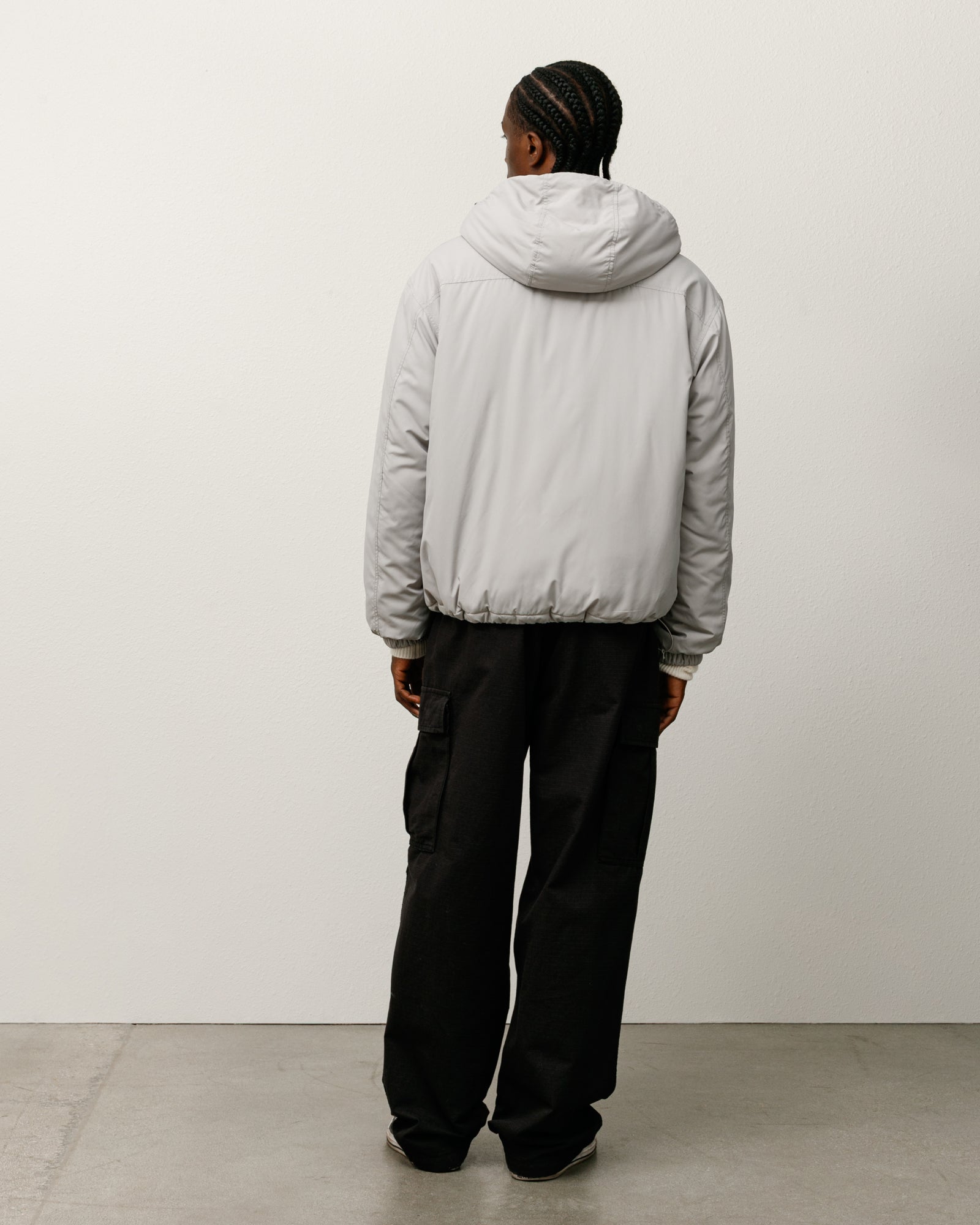 Insulated Hooded Jacket – Grey | Outerwear | Stüssy Europe