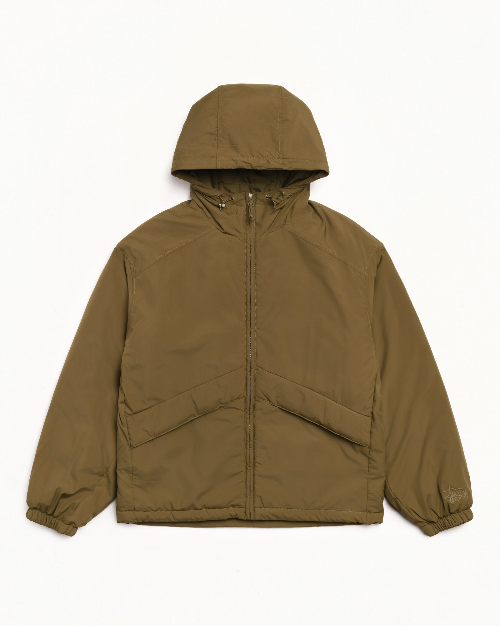 Insulated Hooded Jacket – Olive | Outerwear | Stüssy Europe