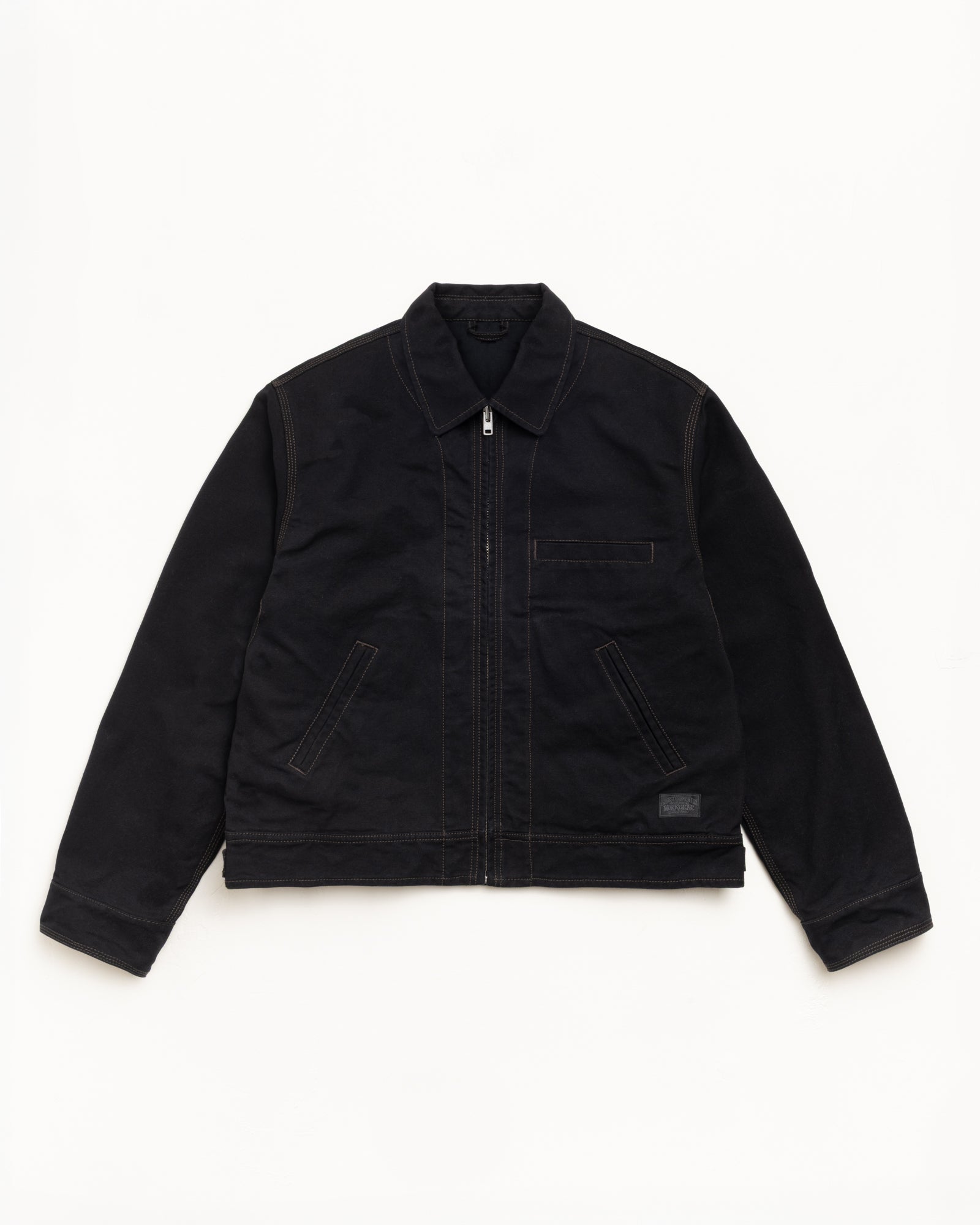 Work Jacket Collared – Black | Outerwear | Stüssy Europe