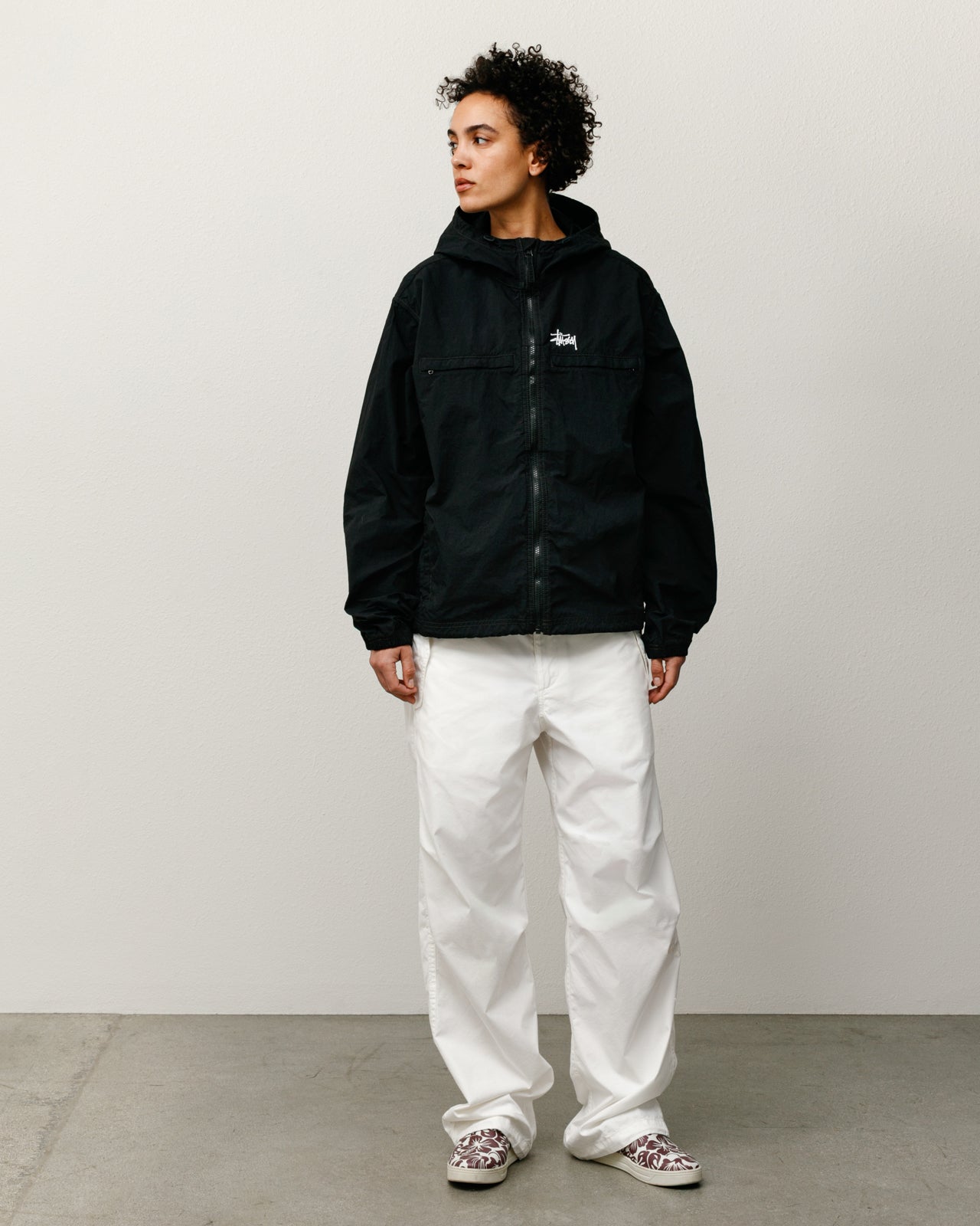 Lightweight Hooded Jacket – Black | Outerwear | Stüssy Europe