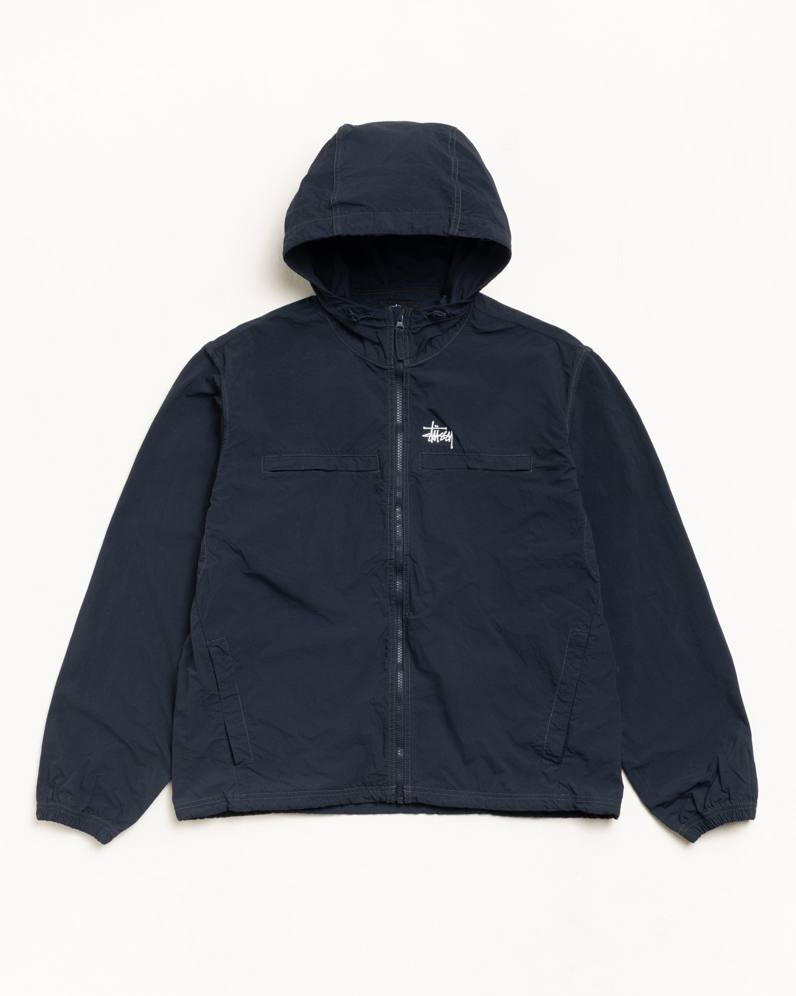 Lightweight Hooded Jacket – Navy | Outerwear | Stüssy Europe