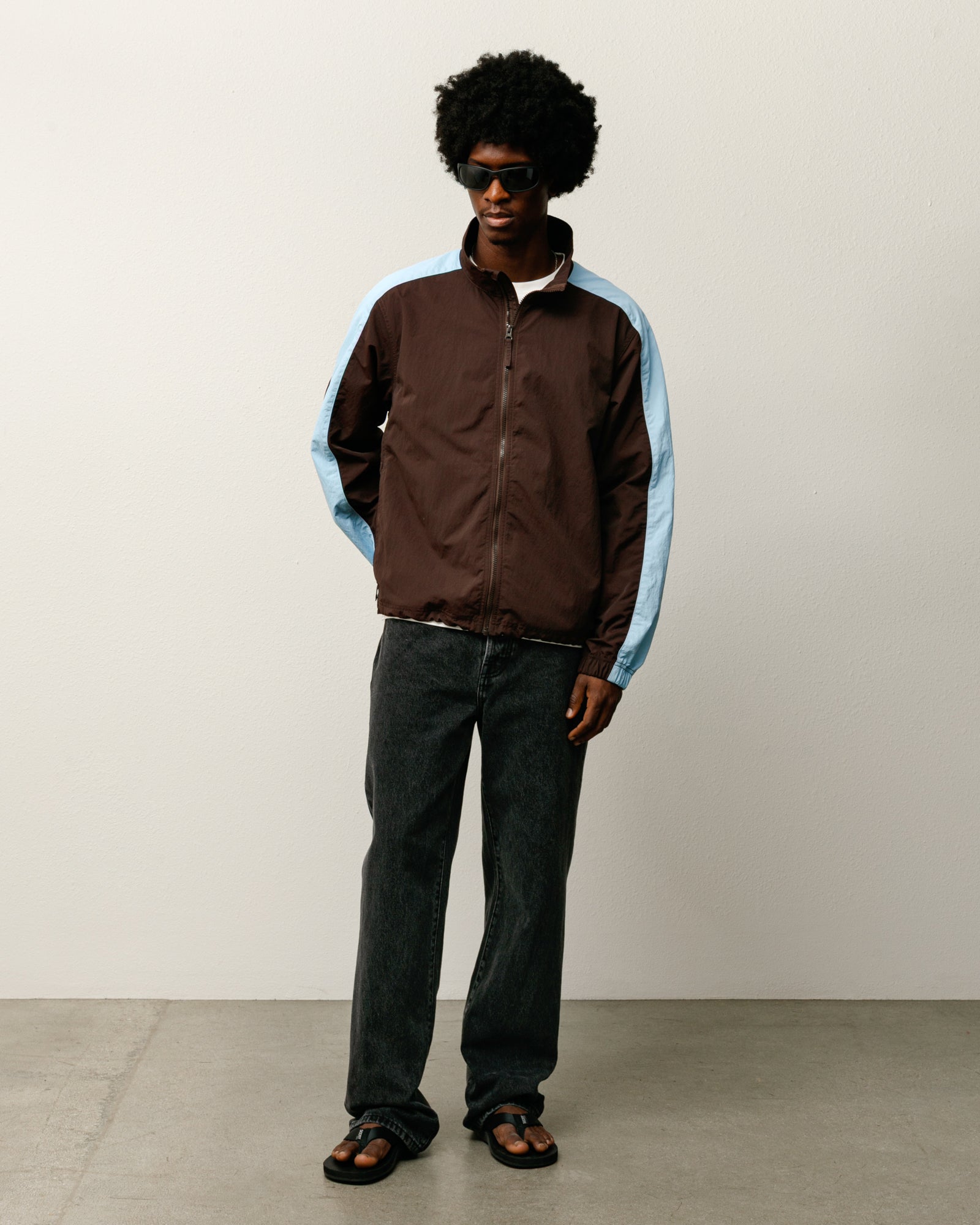 Lightweight Mock Jacket – Brown | Outerwear | Stüssy Europe