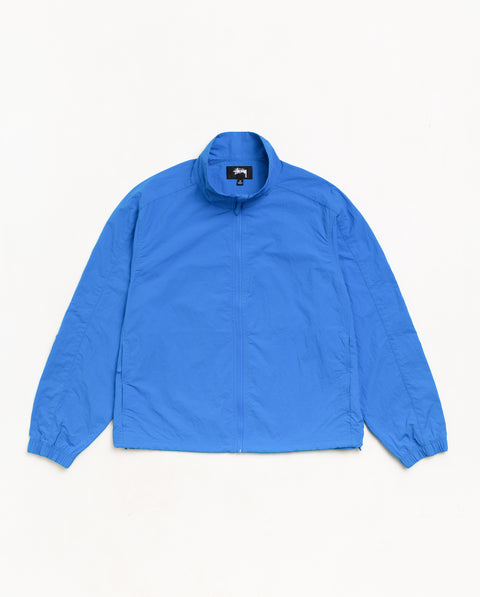 Lightweight Mock Jacket Unisex Long Sleeve In Ocean