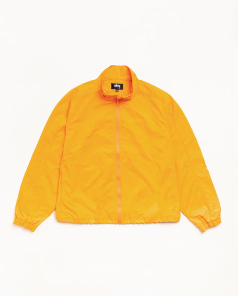 Lightweight Mock Jacket Unisex Long Sleeve In Orange
