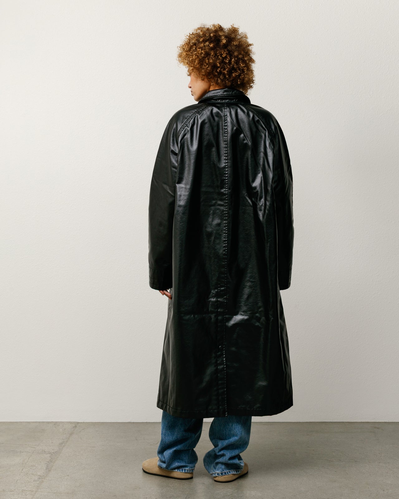 Coated Field Coat – Black | Outerwear | Stüssy Europe