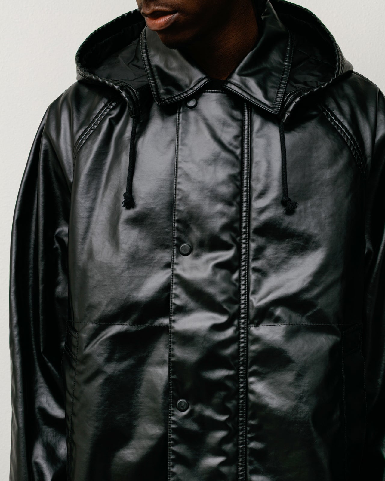 Coated Field Coat – Black | Outerwear | Stüssy Europe