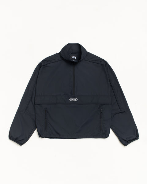 Lightweight Pullover Jacket Mens Long Sleeve In Black