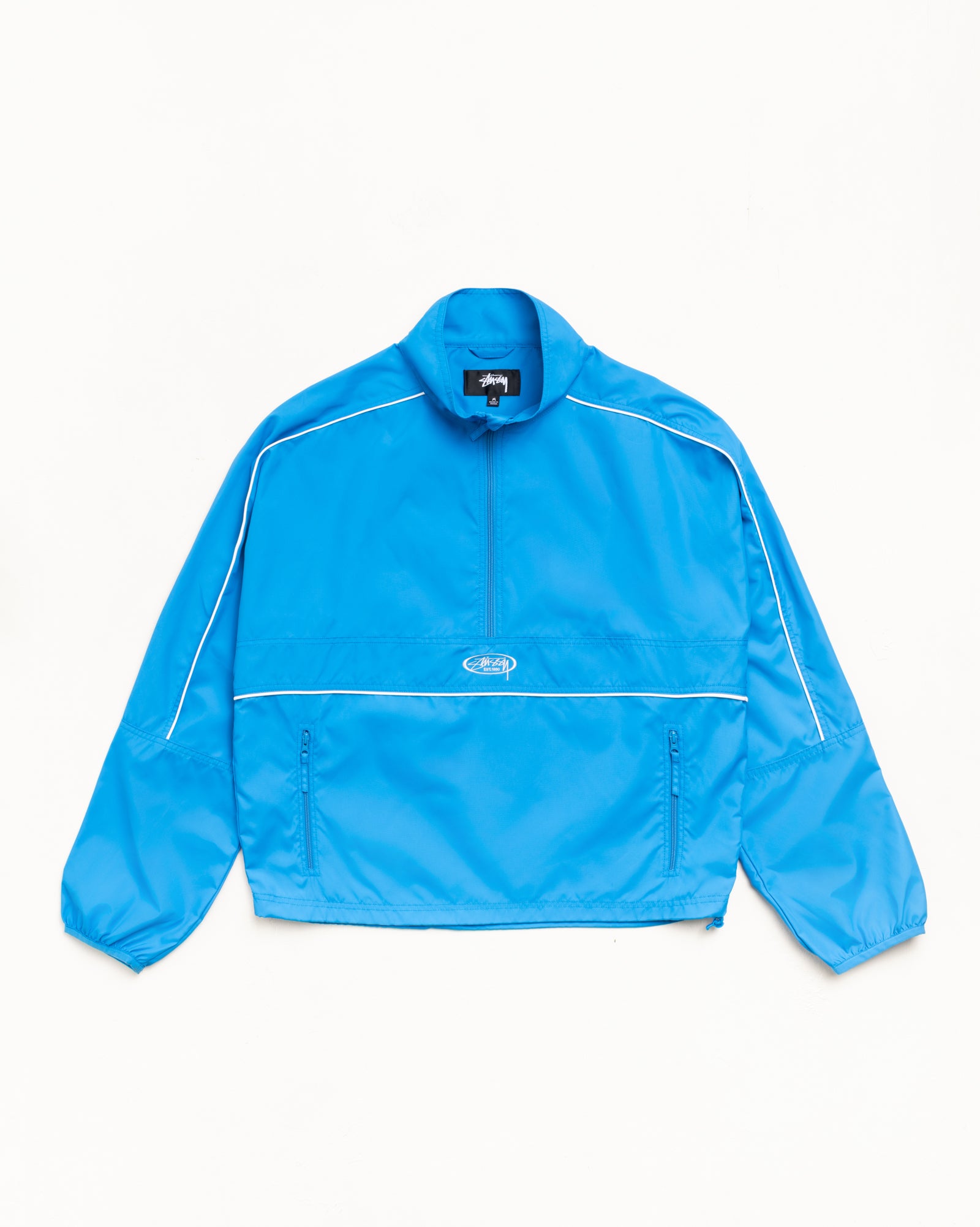 Lightweight Pullover Jacket Unisex Long Sleeve In Blue