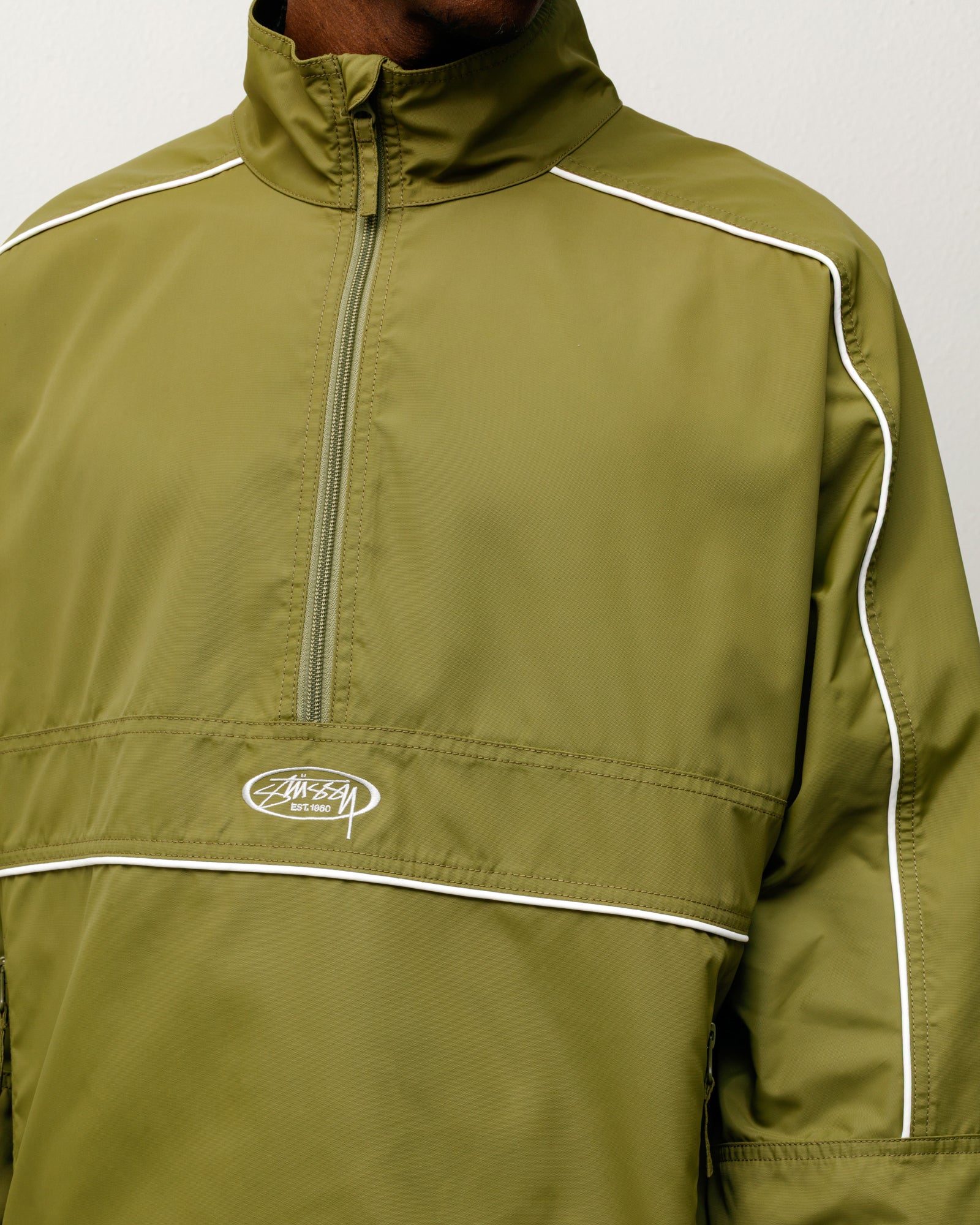 Lightweight Pullover Jacket – Olive | Outerwear | Stüssy Europe