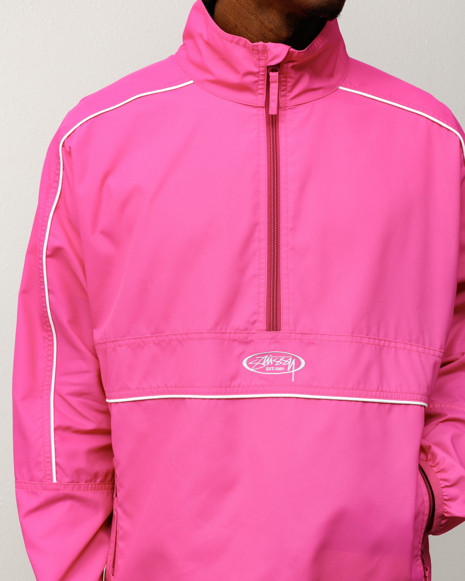 Lightweight Pullover Jacket – Pink | Outerwear | Stüssy Europe