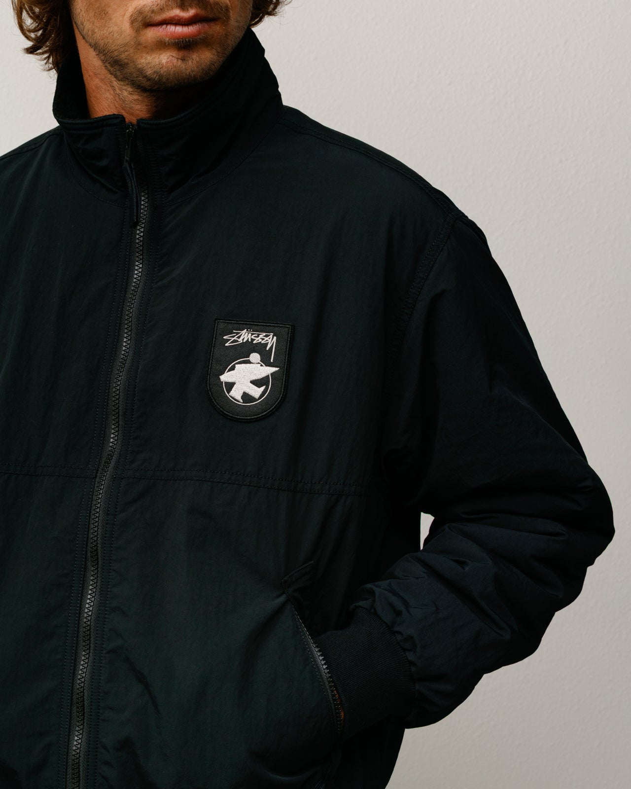 Polar Fleece Lined Jacket – Black | Outerwear | Stüssy Europe