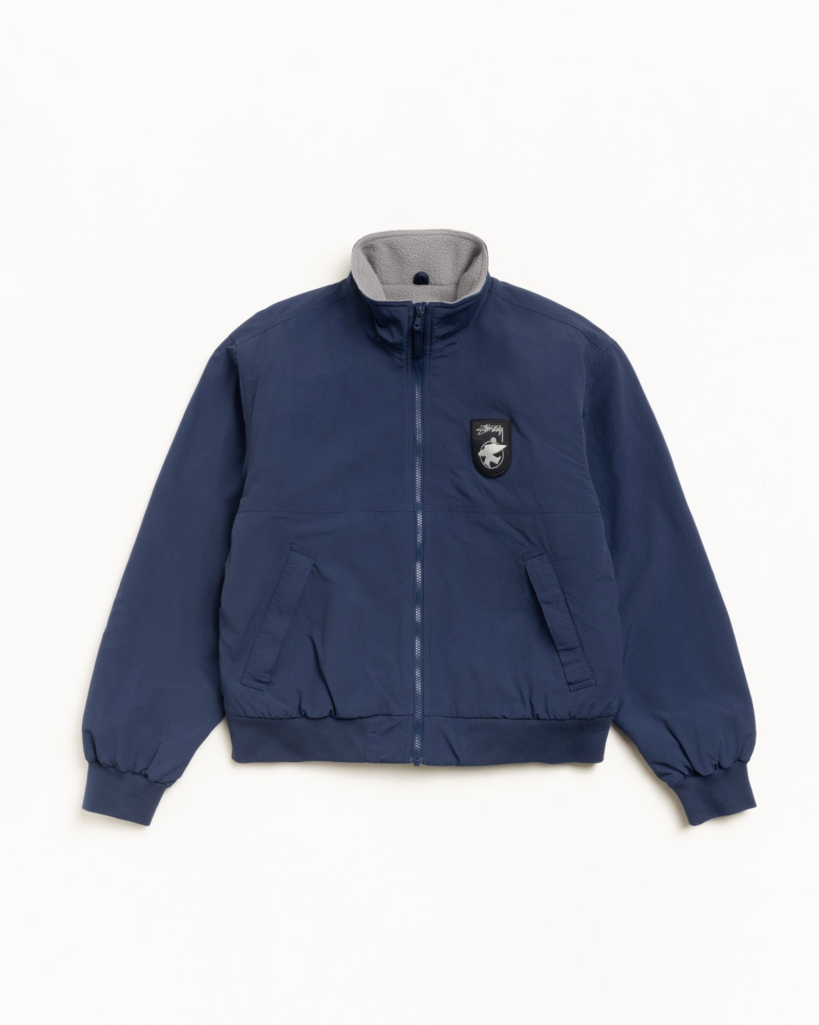 Polar Fleece Lined Jacket – Navy | Outerwear | Stüssy Europe
