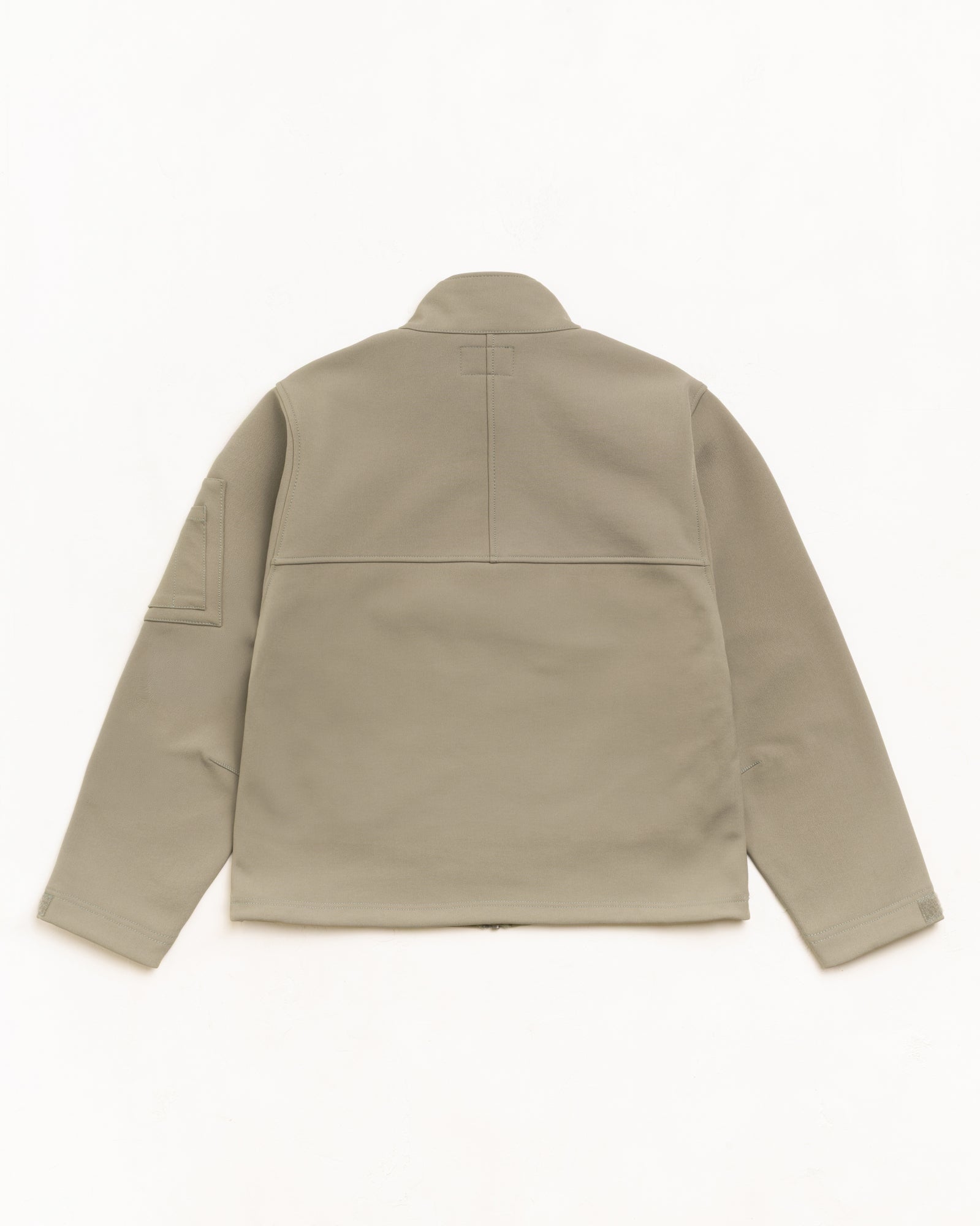 Soft Shell Jacket Unisex Long Sleeve In Moss Grey