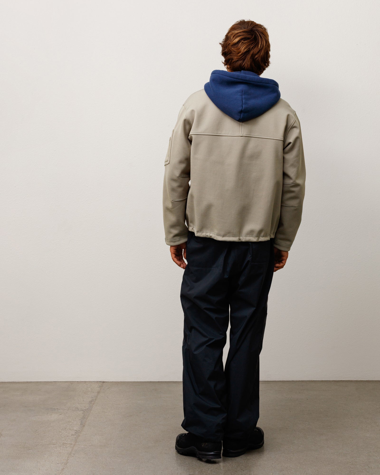 Soft Shell Jacket Unisex Long Sleeve In Moss Grey