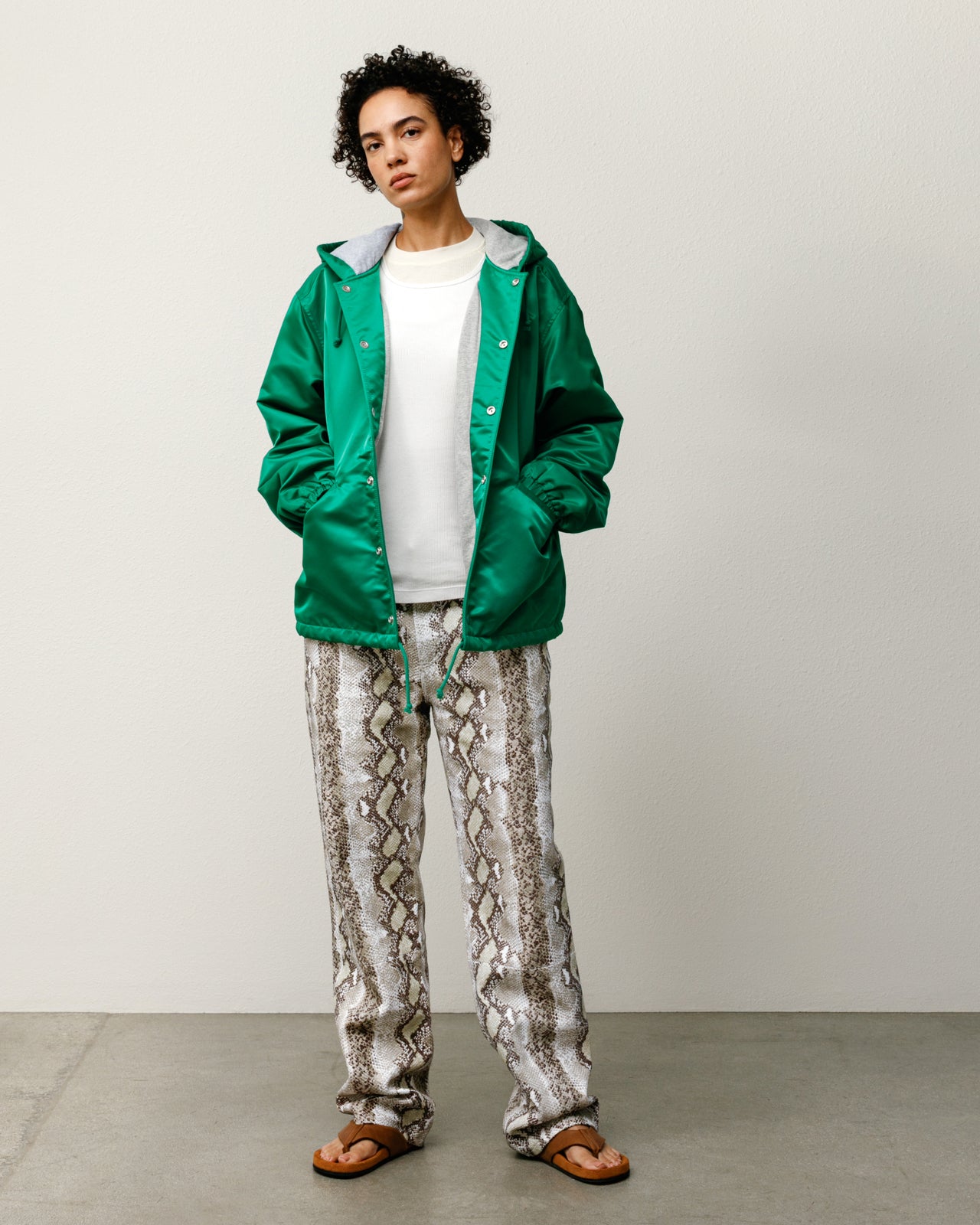 Chaqueta con capucha – Verde | Ropa exterior | Stüssy Europe
