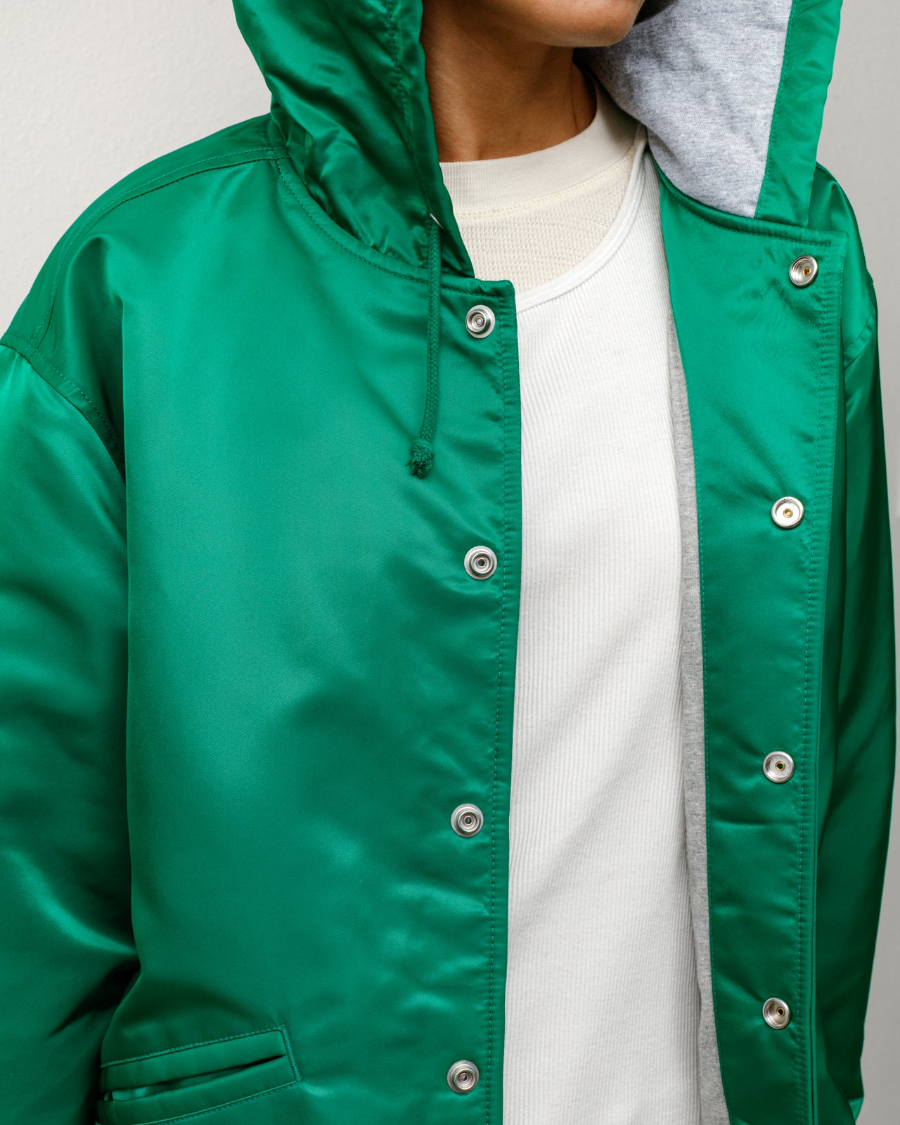 Chaqueta con capucha – Verde | Ropa exterior | Stüssy Europe