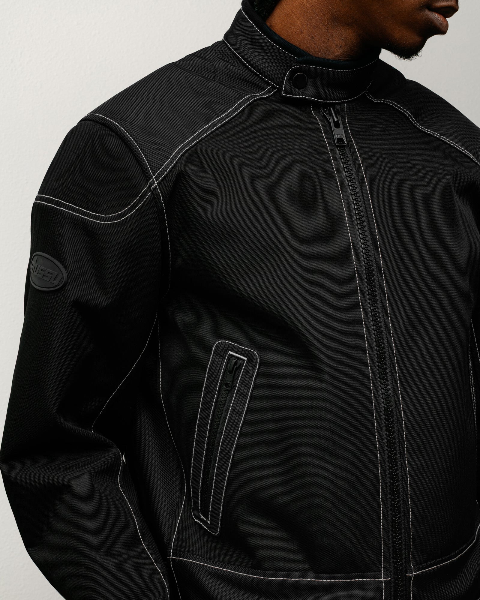 Moto Jacket – Black | Outerwear | Stüssy Europe