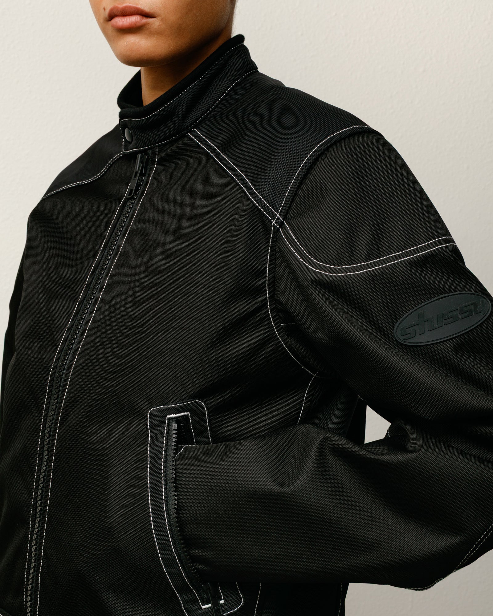 Moto Jacket – Black | Outerwear | Stüssy Europe